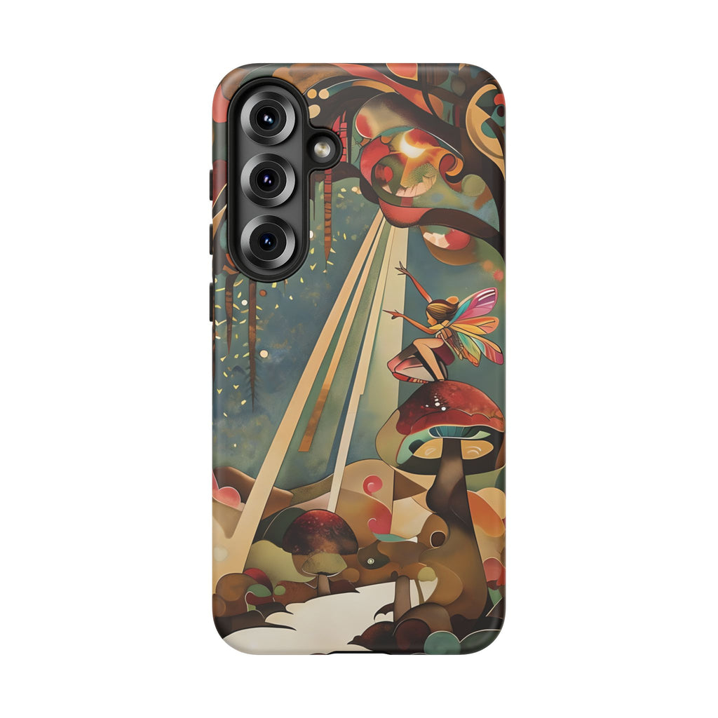 Enchanted Orchard Samsung Galaxy S25 Plus Tough Case - Artistic Fairy Tale Phone Cover - Elegant Protective Fantasy Art Accessory