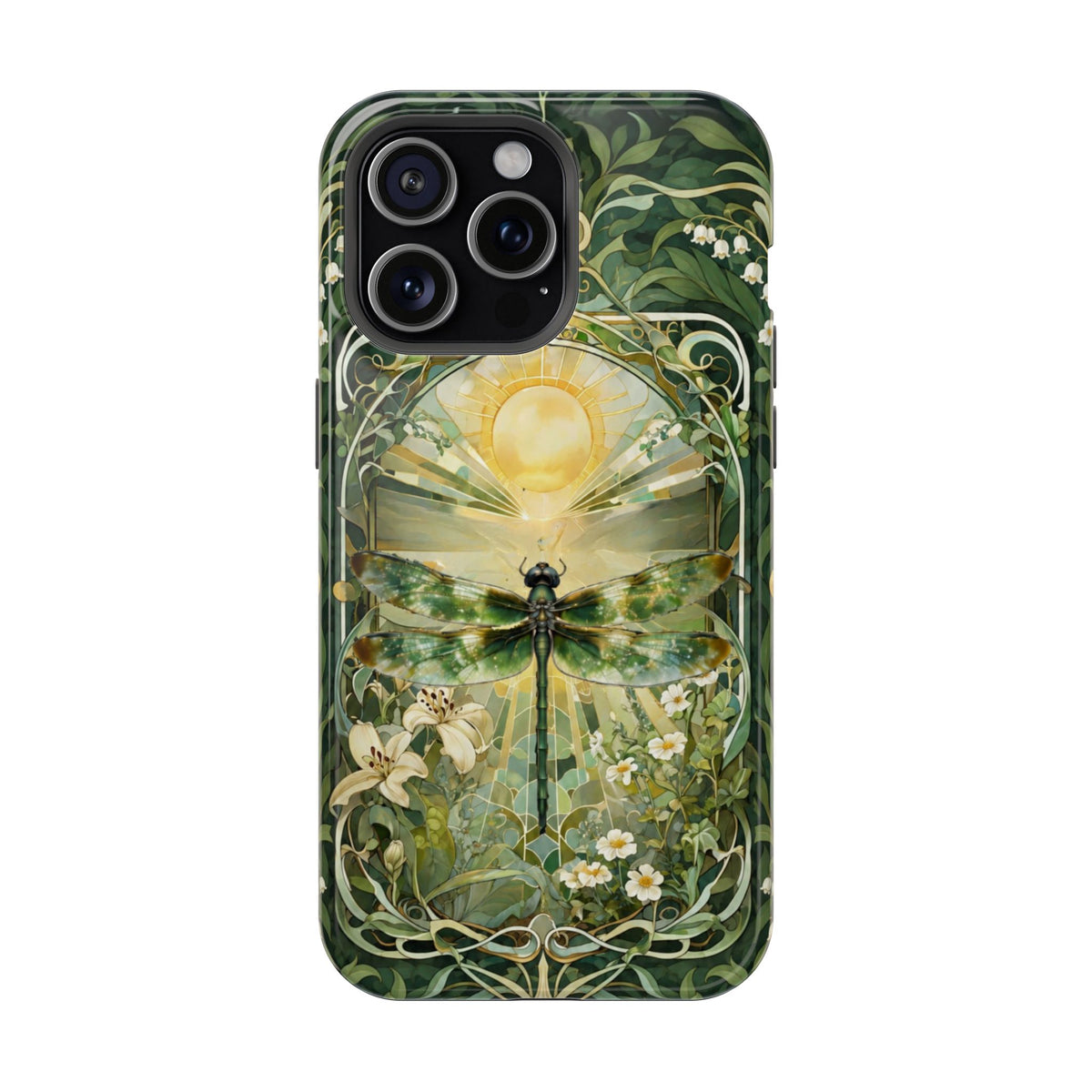 Emerald Sun Dragonfly iPhone MagSafe Case