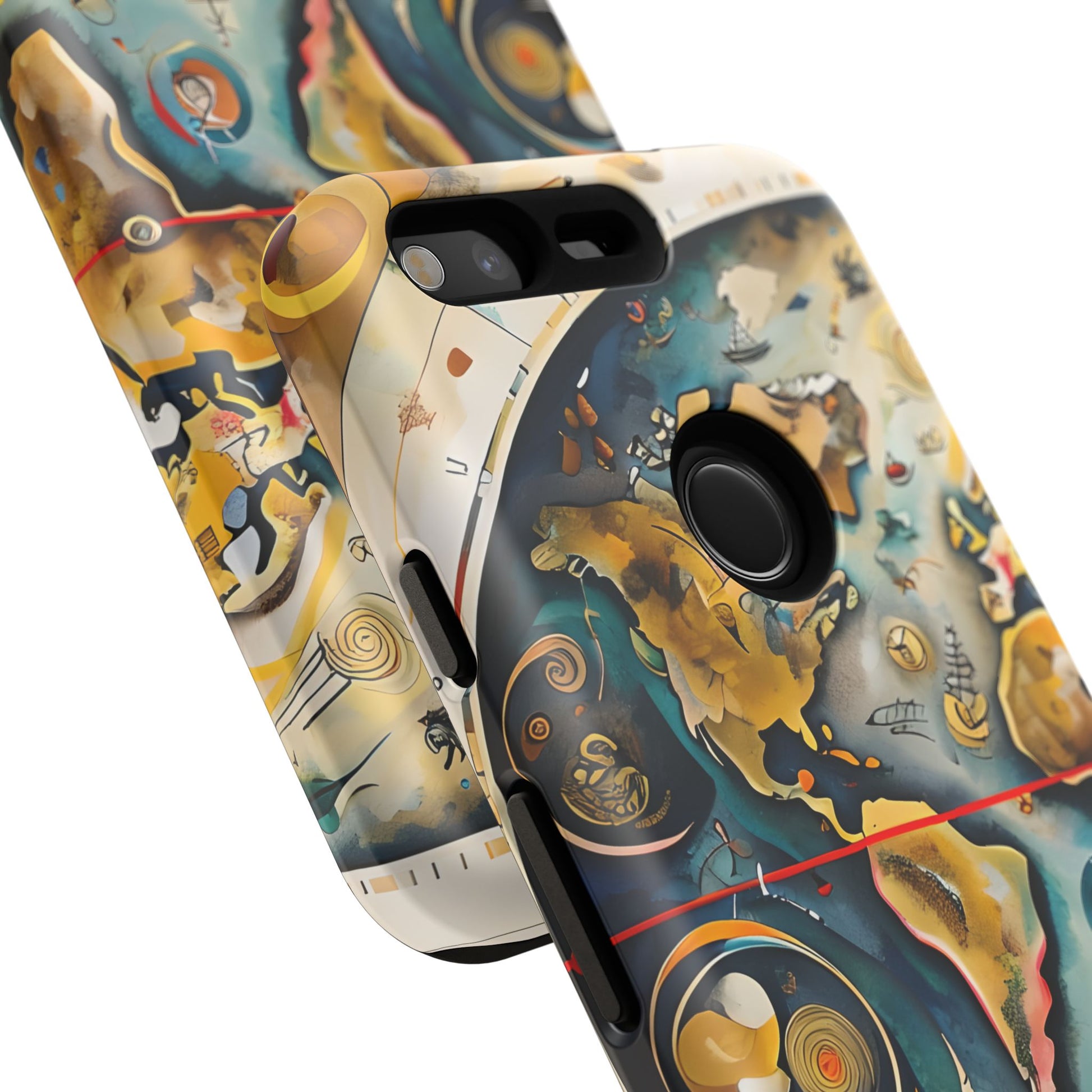 Celestial Map Google Pixel Tough Case - Antique Star Chart Phone Cover