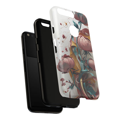 Blushing Peony Veil Google Pixel Tough Case