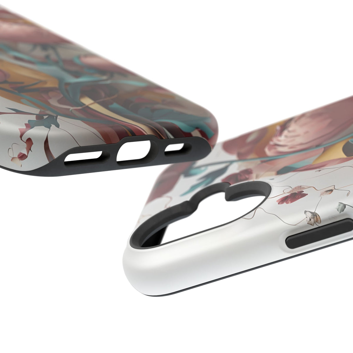 Blushing Peony Veil iPhone MagSafe Case