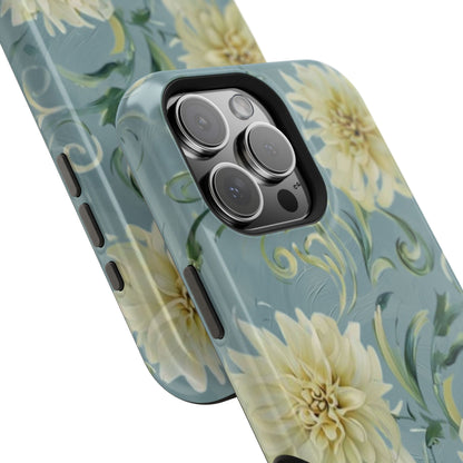 Golden Dahlia Trio iPhone MagSafe Case