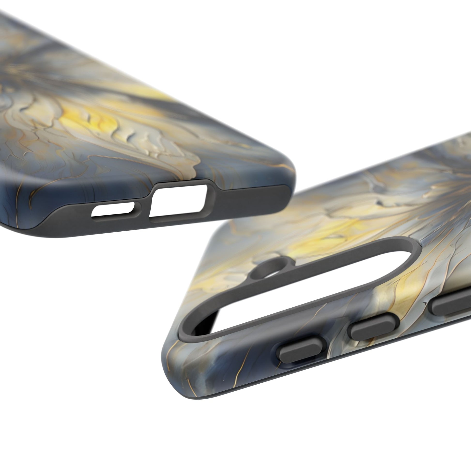 Luminous Petal Tough Case for Samsung Galaxy S25 - Premium Shockproof Designer Phone Cover