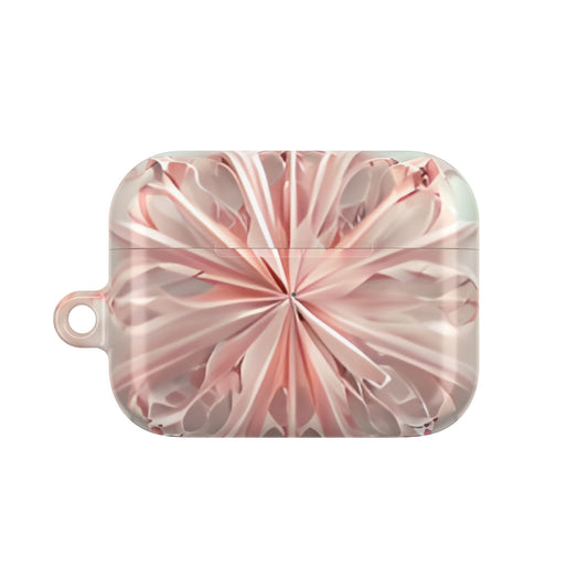 Blush Frost AirPod Case - Pink Snowflake Earbud Cover for Gen 1, 2, 3, Pro Gen 1 & 2