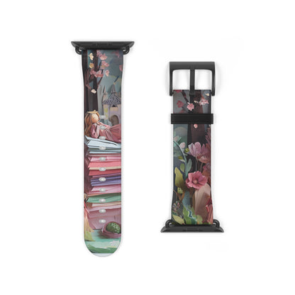 A Good Night's Sleep Apple Watch Band - Modern Floral Strap
