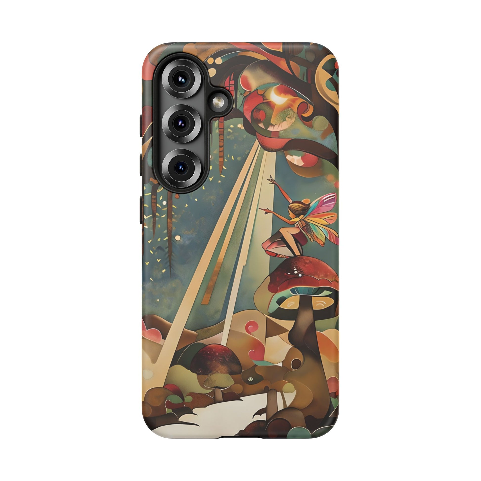 Enchanted Orchard Samsung Galaxy S25 Tough Case - Artistic Fairy Tale Phone Cover - Elegant Protective Fantasy Art Accessory