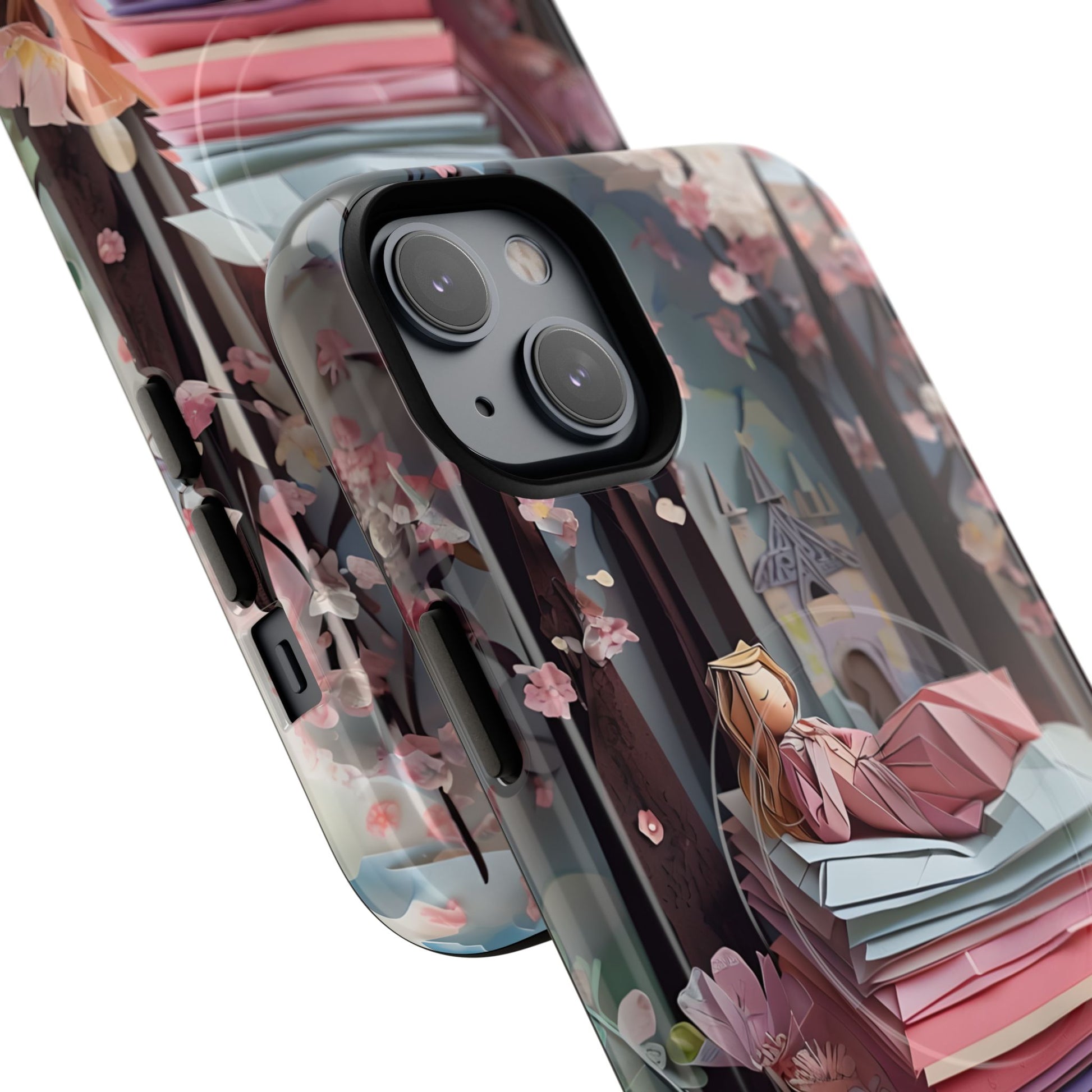A Good Night's Sleep - iPhone 14 Plus MagSafe Phone Case - Whimsical Fantasy Floral Design