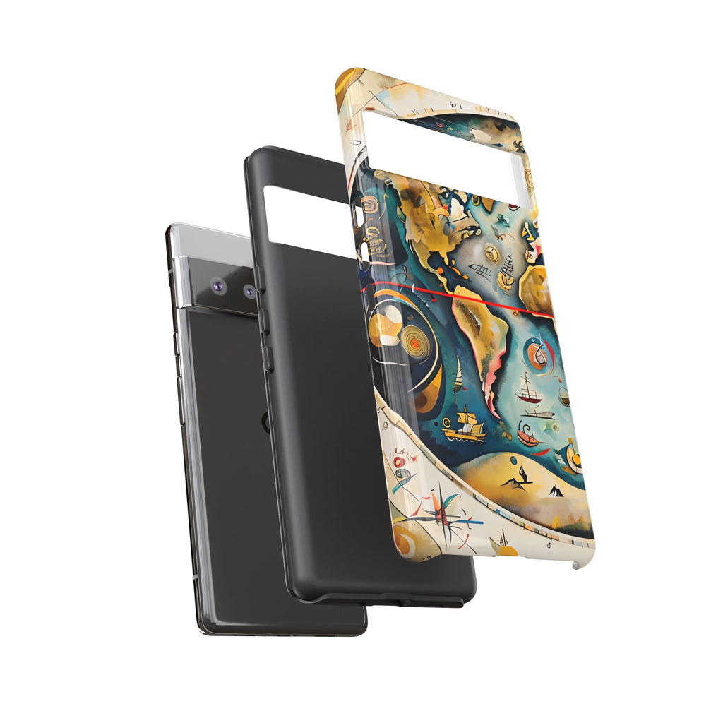 Celestial Map Google Pixel 6 Pro Tough Case - Antique Star Chart Phone Cover