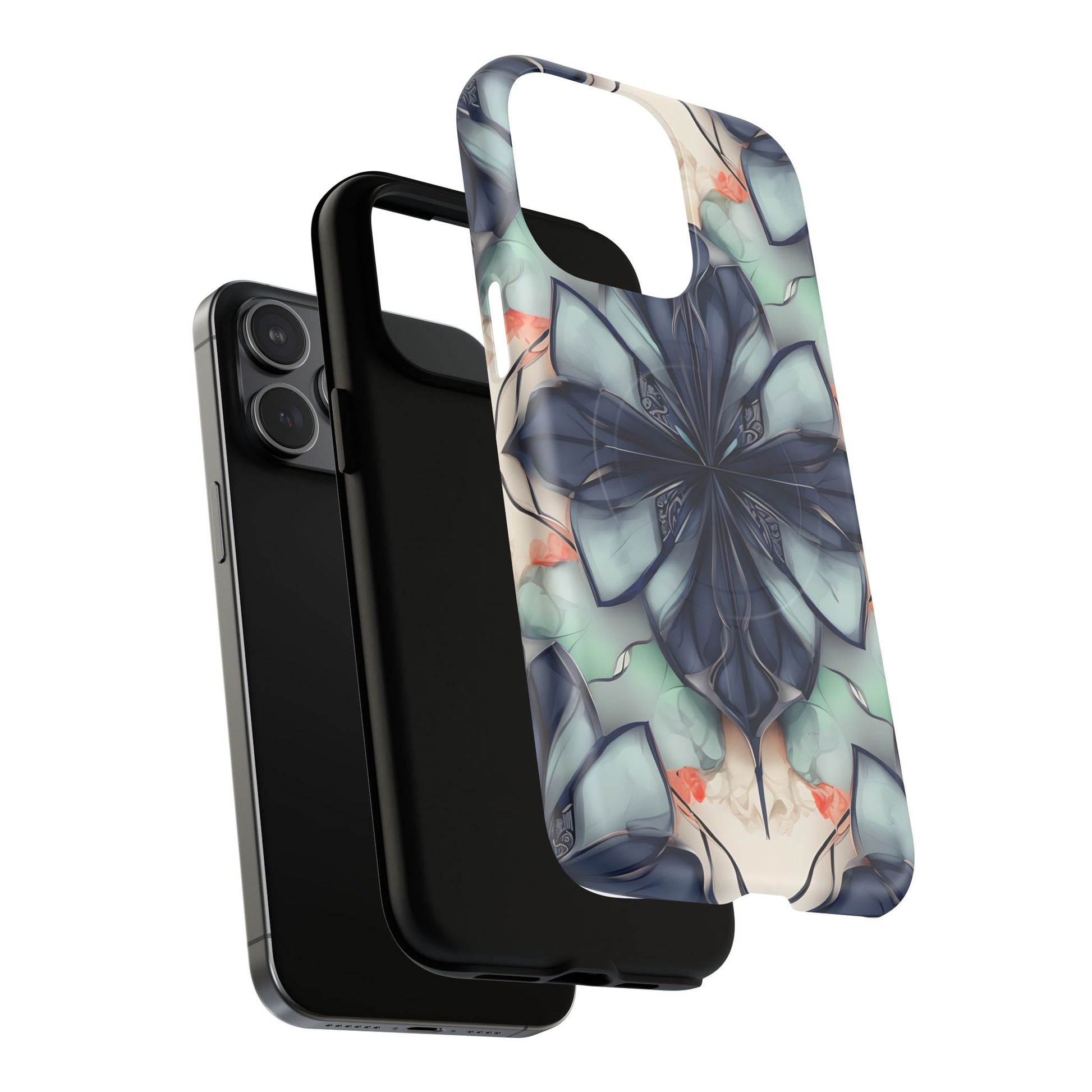 Midnight Mosaic MagSafe iPhone 15 Pro Max Case - Designer Shockproof Cover