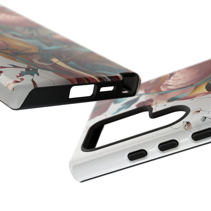 Blushing Peony Veil Samsung Galaxy Tough Case