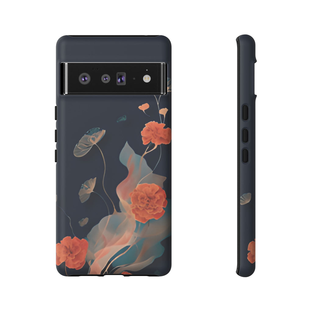 Lotus Reverie - Elegant Artistic Floral Google Pixel 6 Pro Tough Phone Case - Painterly Lotus Blossom Design