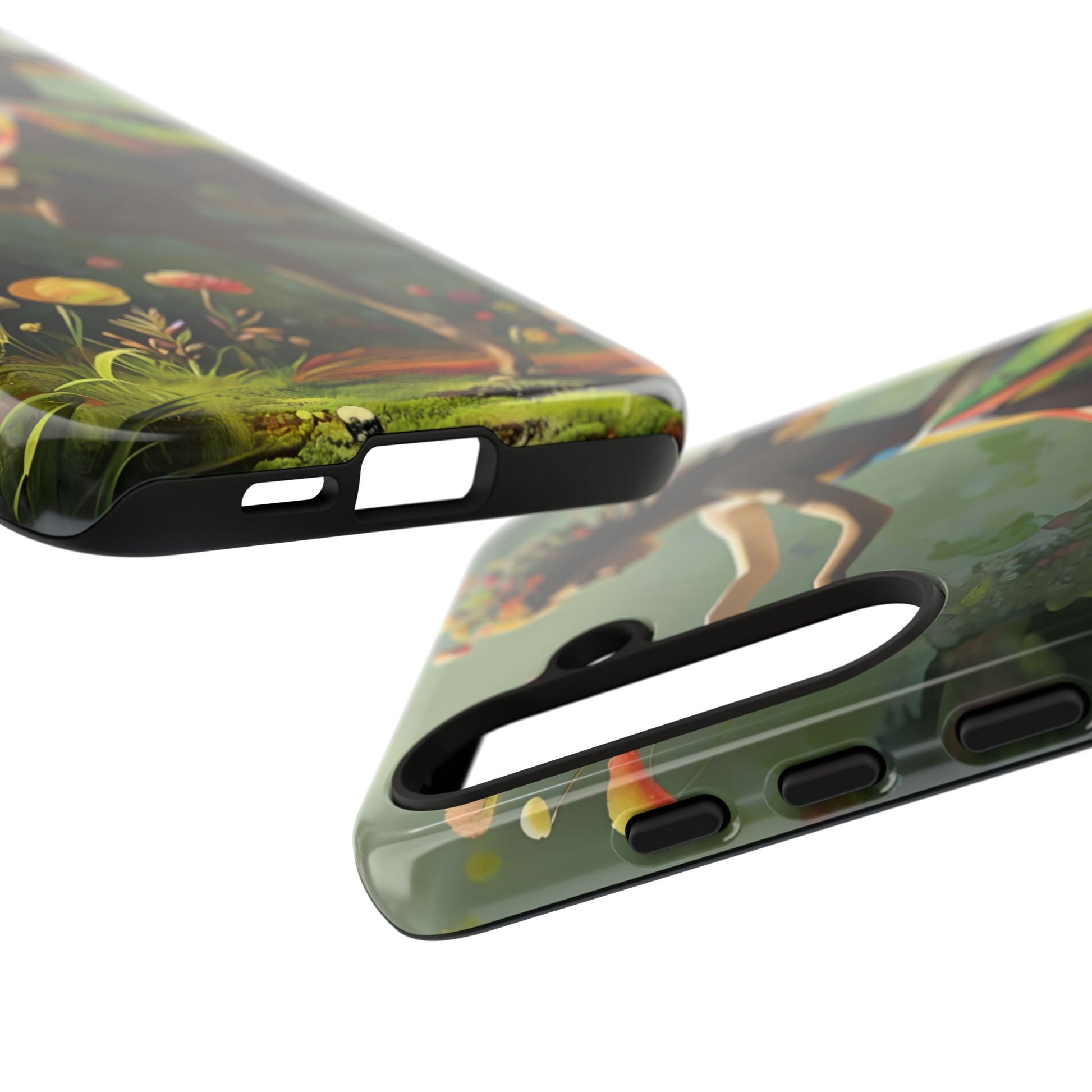 Dancing Wildflower Muse Samsung Galaxy S24 Plus Tough Case - Artistic Floral Fantasy Cover - Whimsical Nature-Inspired Protective Accessory