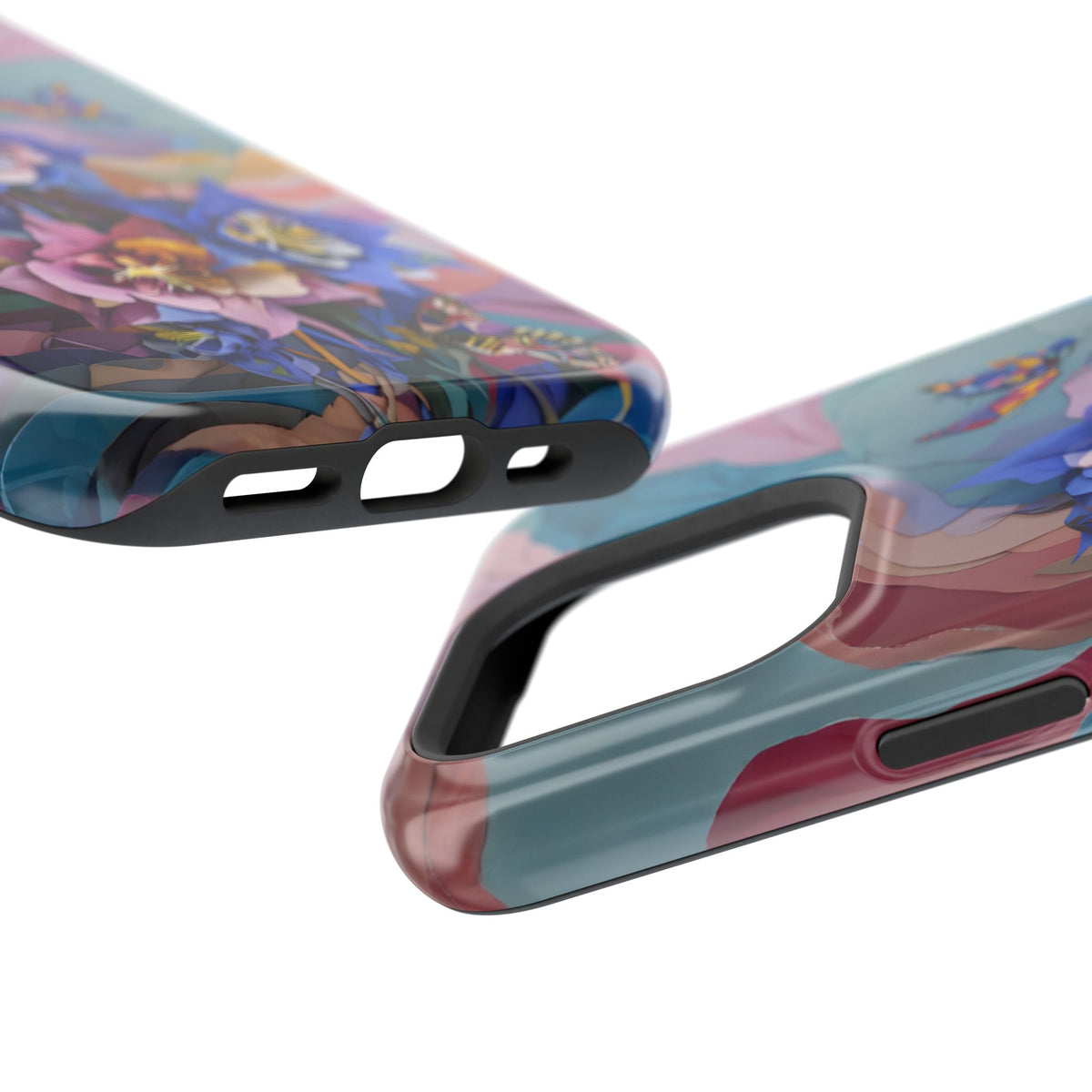 Blue Columbine Carnivale iPhone MagSafe Case