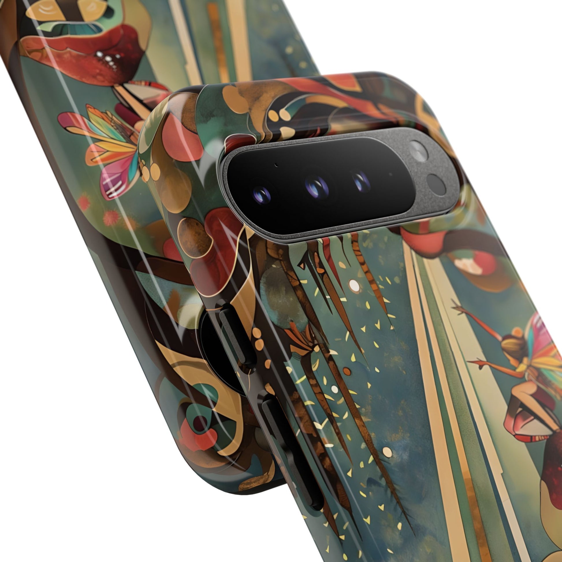 Enchanted Orchard Google Pixel 9 Pro XL Tough Case - Artistic Fairy Tale Phone Cover - Elegant Protective Fantasy Art Accessory