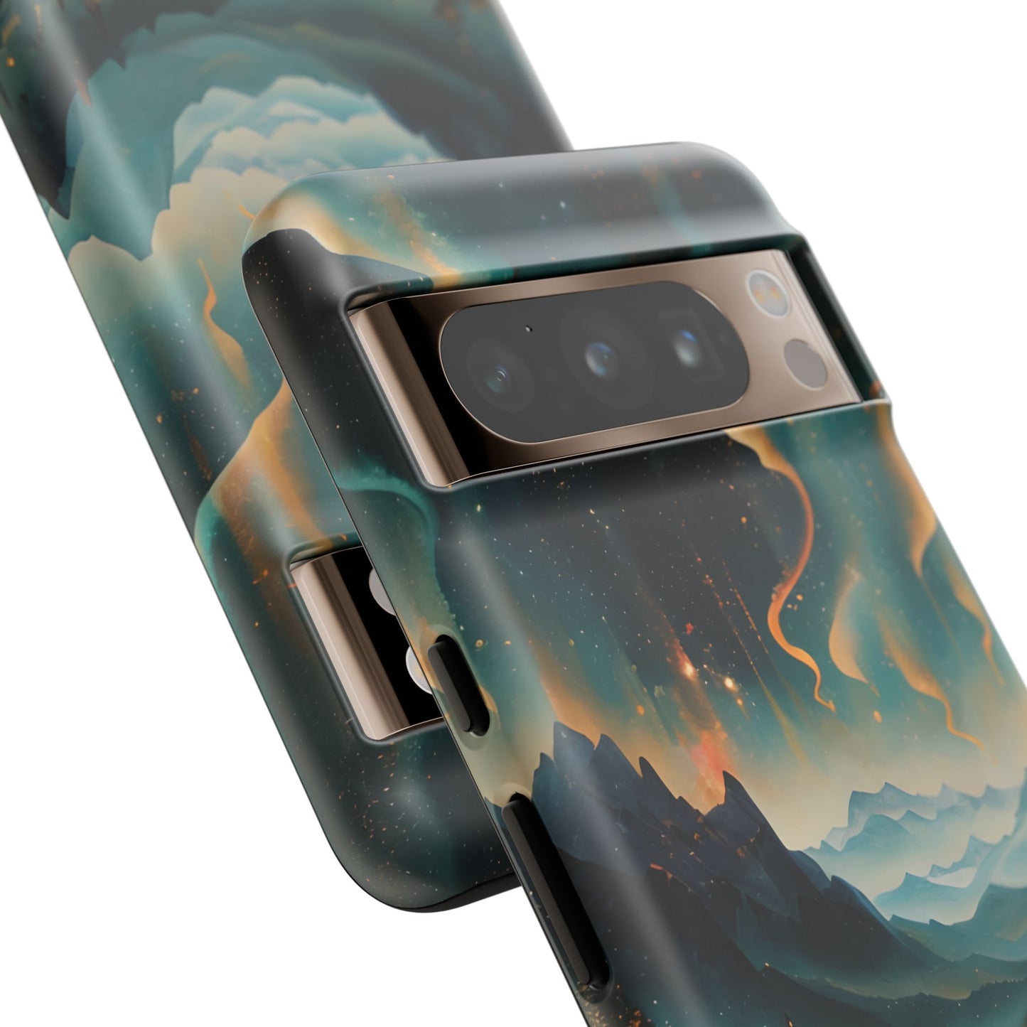 Aurora Dreamscape Tough Case for Google Pixel - Northern Lights Artistic Shockproof Cover, Elegant Protective Phone Case