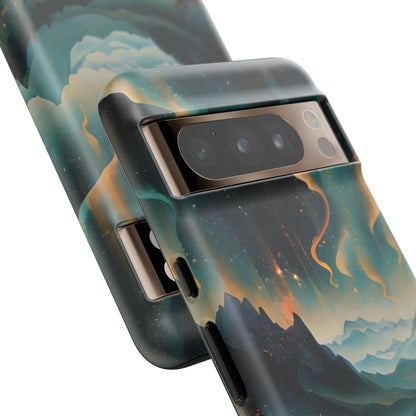 Aurora Dreamscape Tough Case for Google Pixel - Northern Lights Artistic Shockproof Cover, Elegant Protective Phone Case