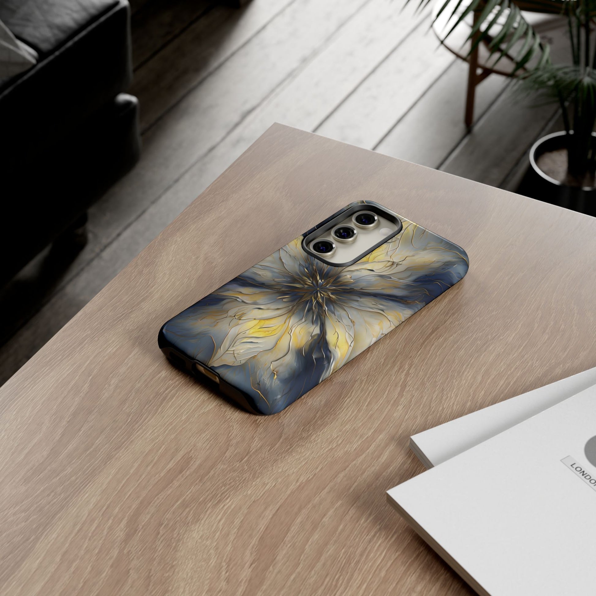 Luminous Petal Tough Case for Samsung Galaxy S23 - Premium Shockproof Designer Phone Cover