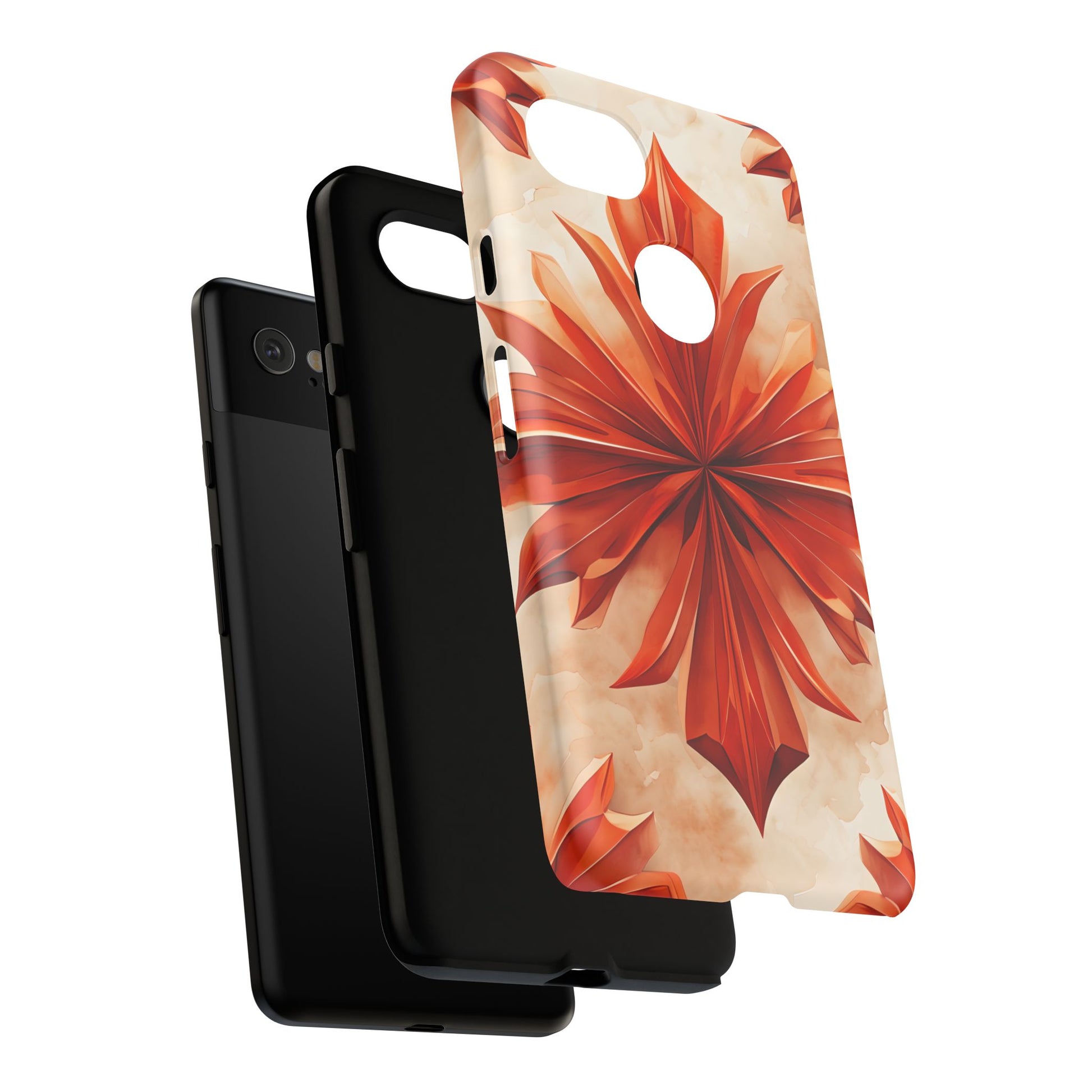 Sunset Fleur Google Pixel 2XL - Kaleidoscope Collection of MagSafe Compatible - Vibrant Sunset Flower Design