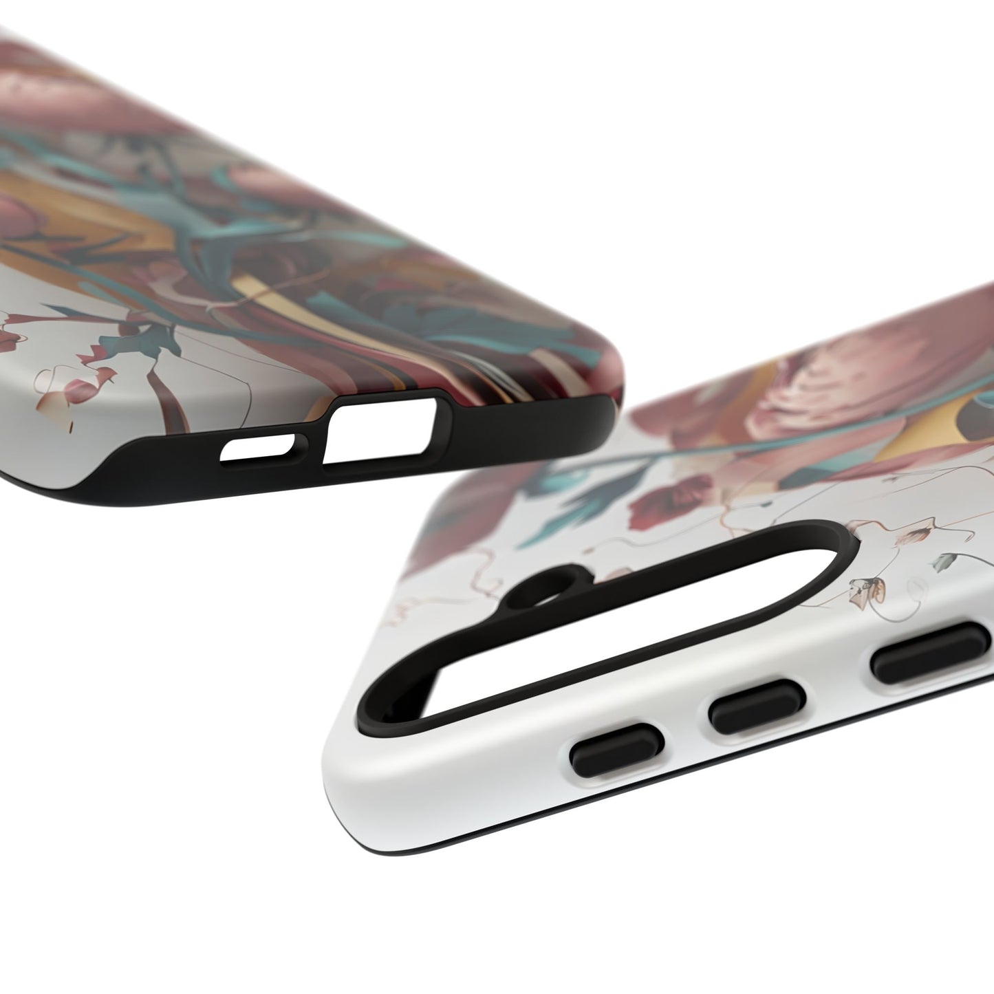 Blushing Peony Veil Samsung Galaxy Tough Case