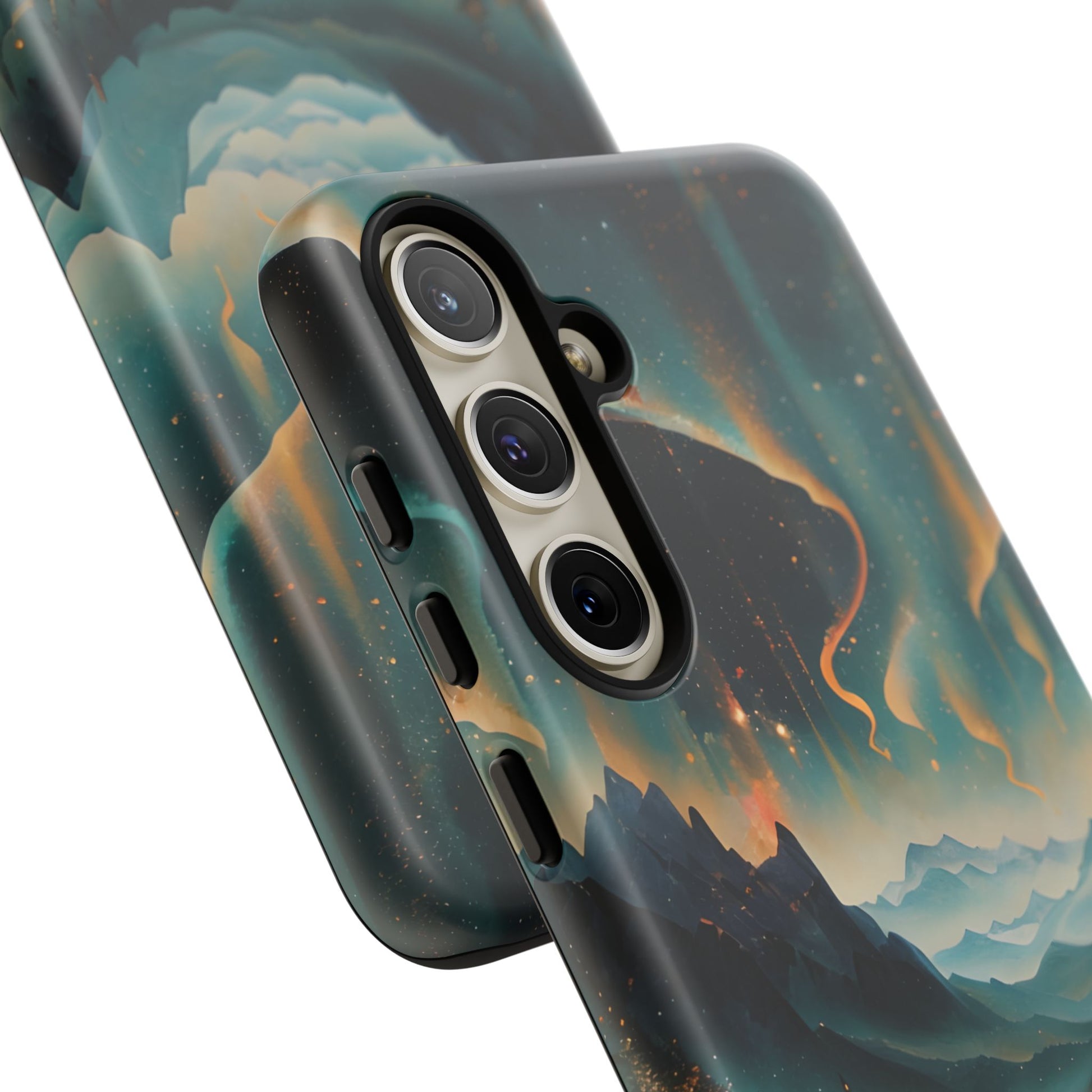 Aurora Dreamscape Samsung Galaxy S24 Plus Tough Case - Artistic Northern Lights Cover - Premium Abstract Design