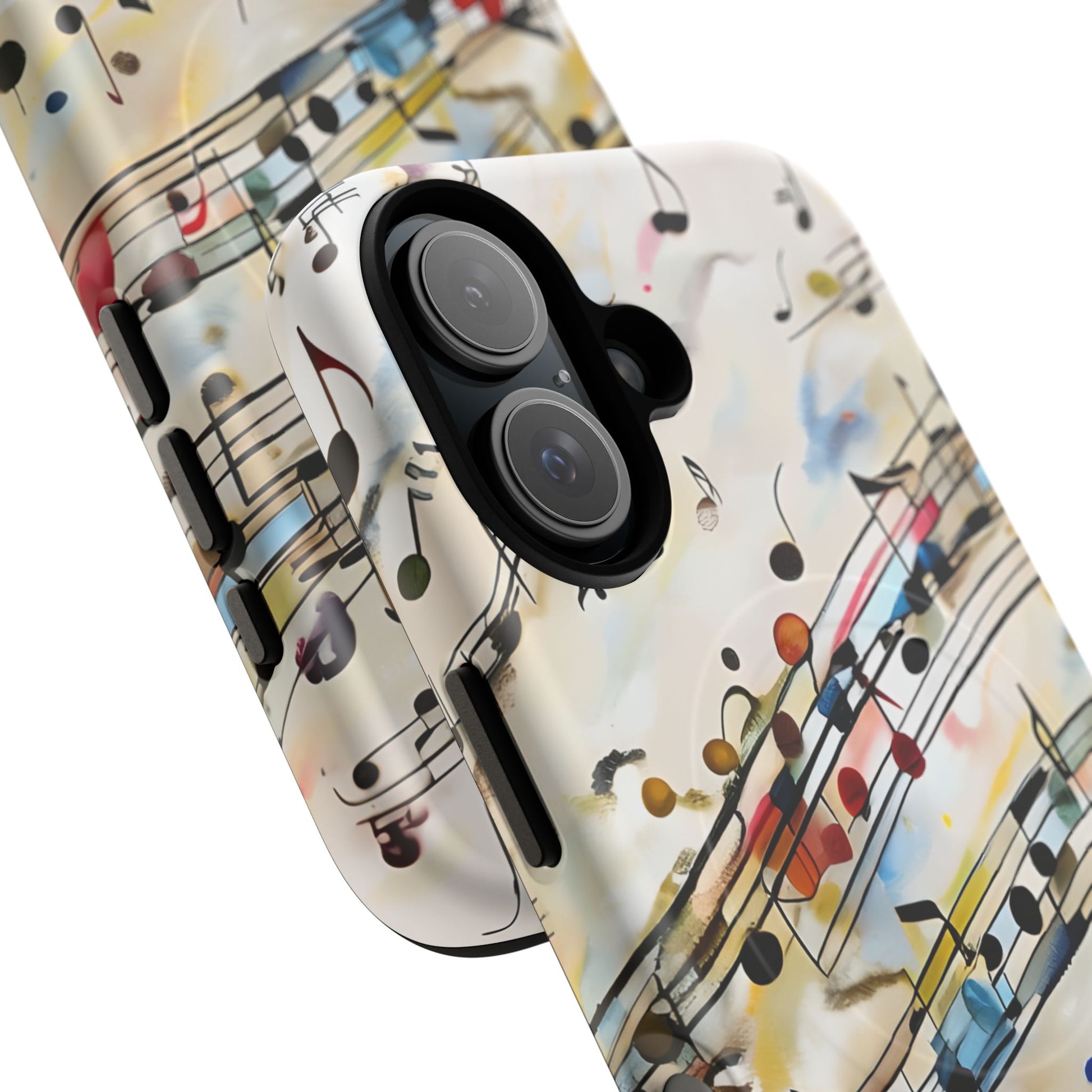 Melodic Flow Abstract Music Notes iPhone 16 MagSafe Case