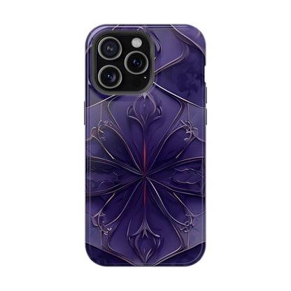 Violet Nebula iPhone MagSafe Case