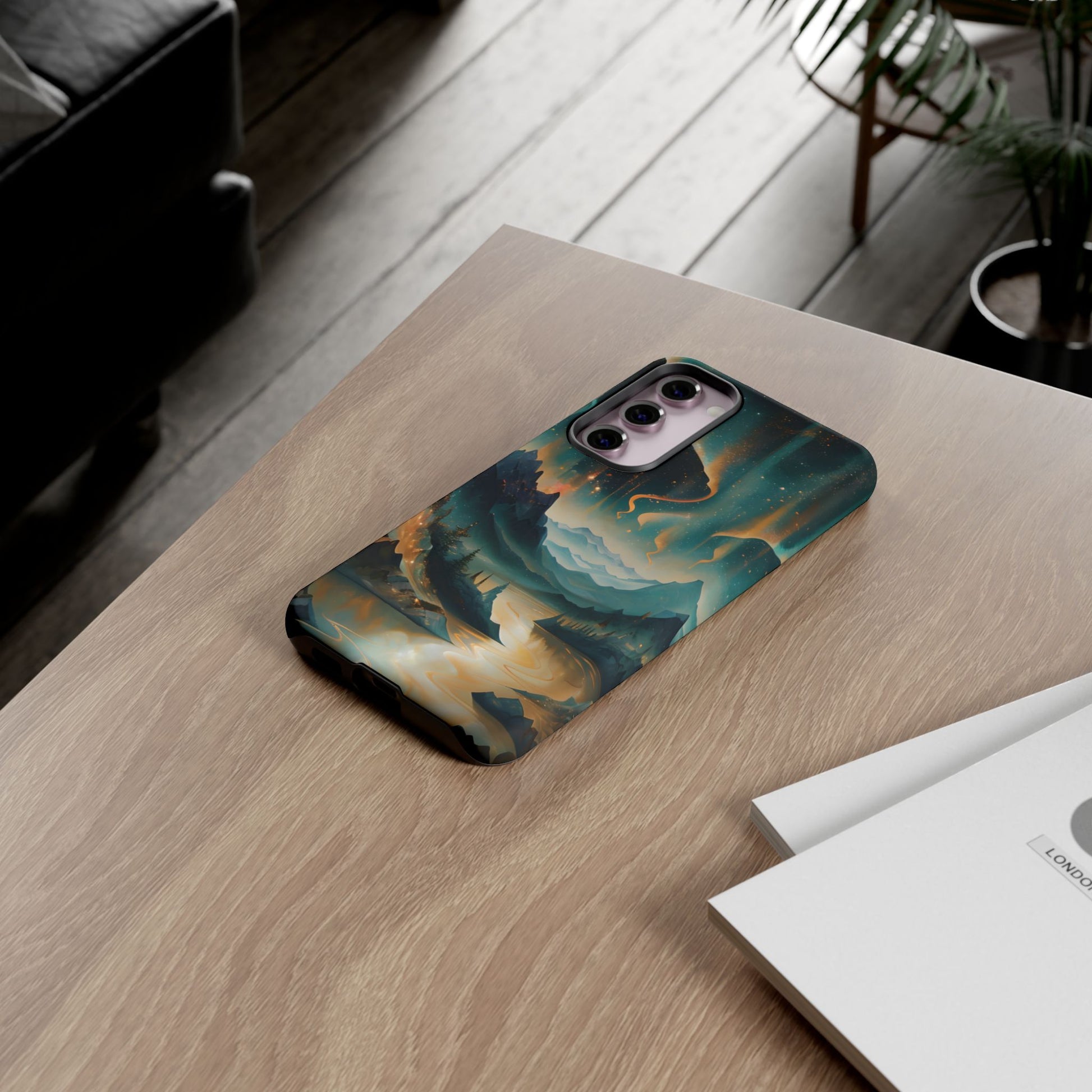 Aurora Dreamscape Samsung Galaxy S23 Plus Tough Case - Artistic Northern Lights Cover - Premium Abstract Design