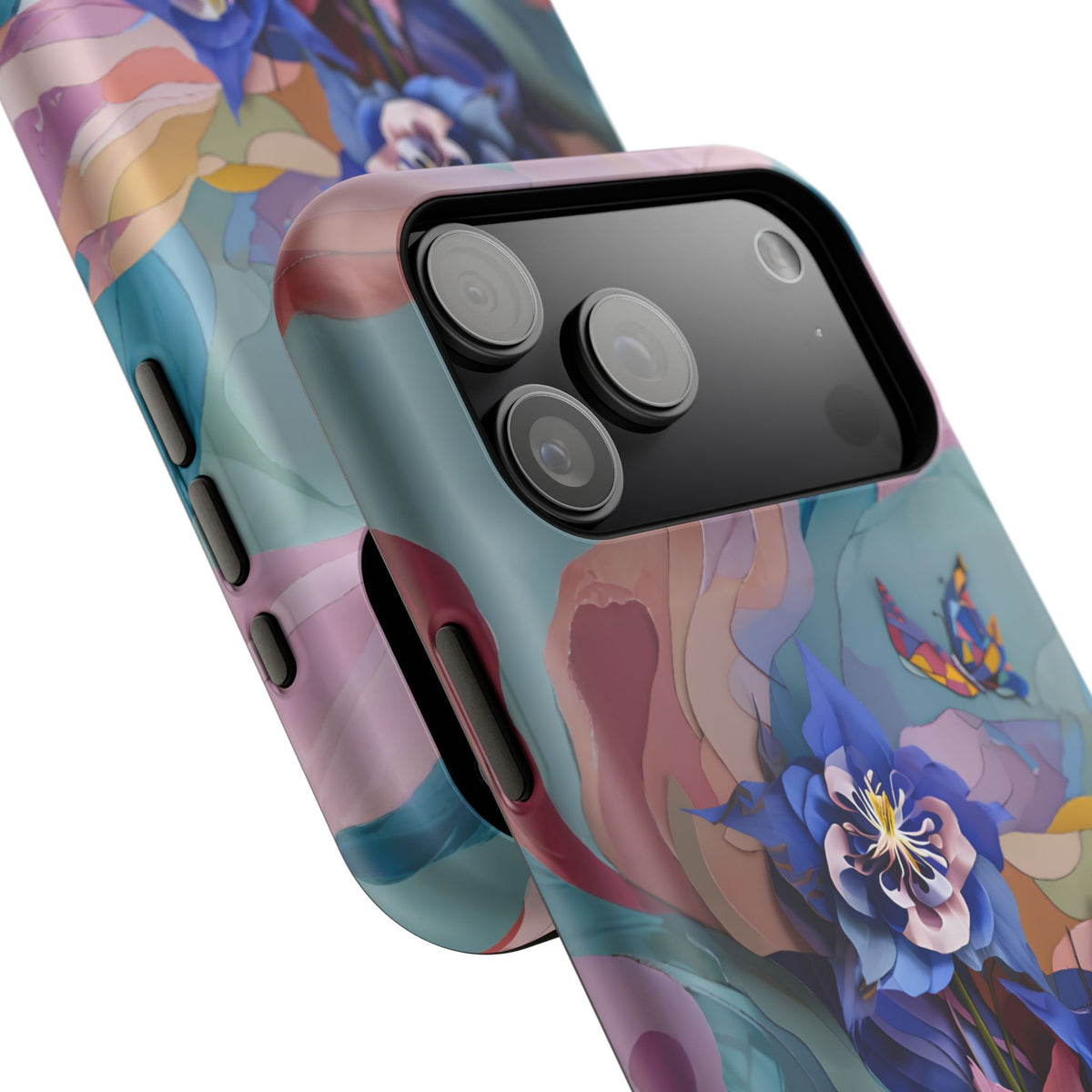 Blue Columbine Carnivale iPhone MagSafe Case