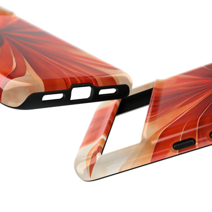 Sunset Fleur warm sunset floral burst pattern Google Pixel case camera bar detail