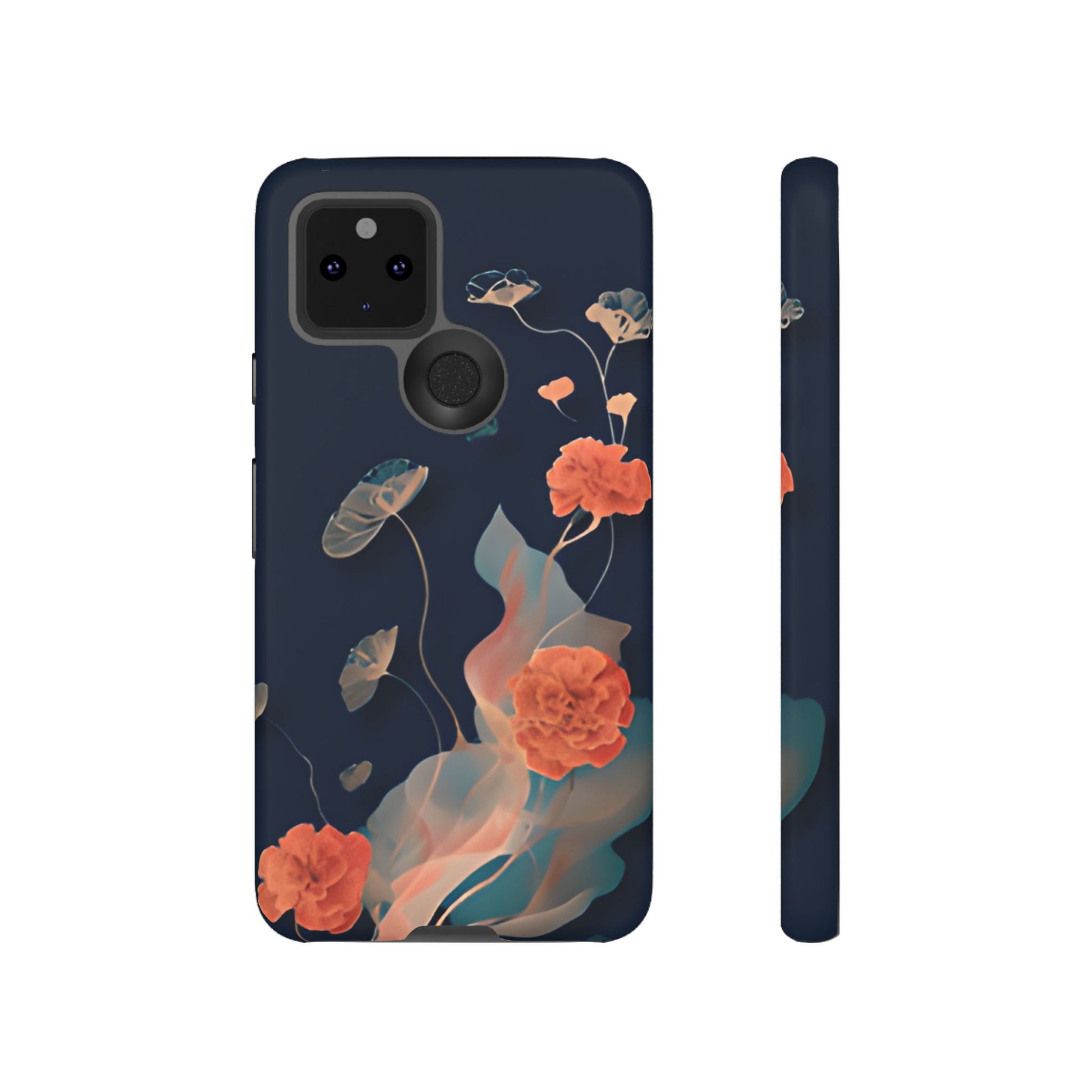 Lotus Reverie - Elegant Artistic Floral Google Pixel 5 5G Tough Phone Case - Painterly Lotus Blossom Design