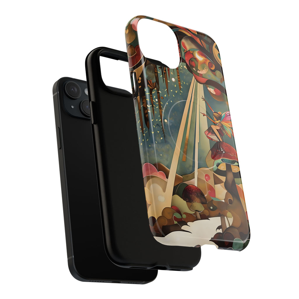 Enchanted Orchard iPhone 15 Plus - Artistic Fairy Tale cover - MagSafe Compatible - Premium Drop Protection