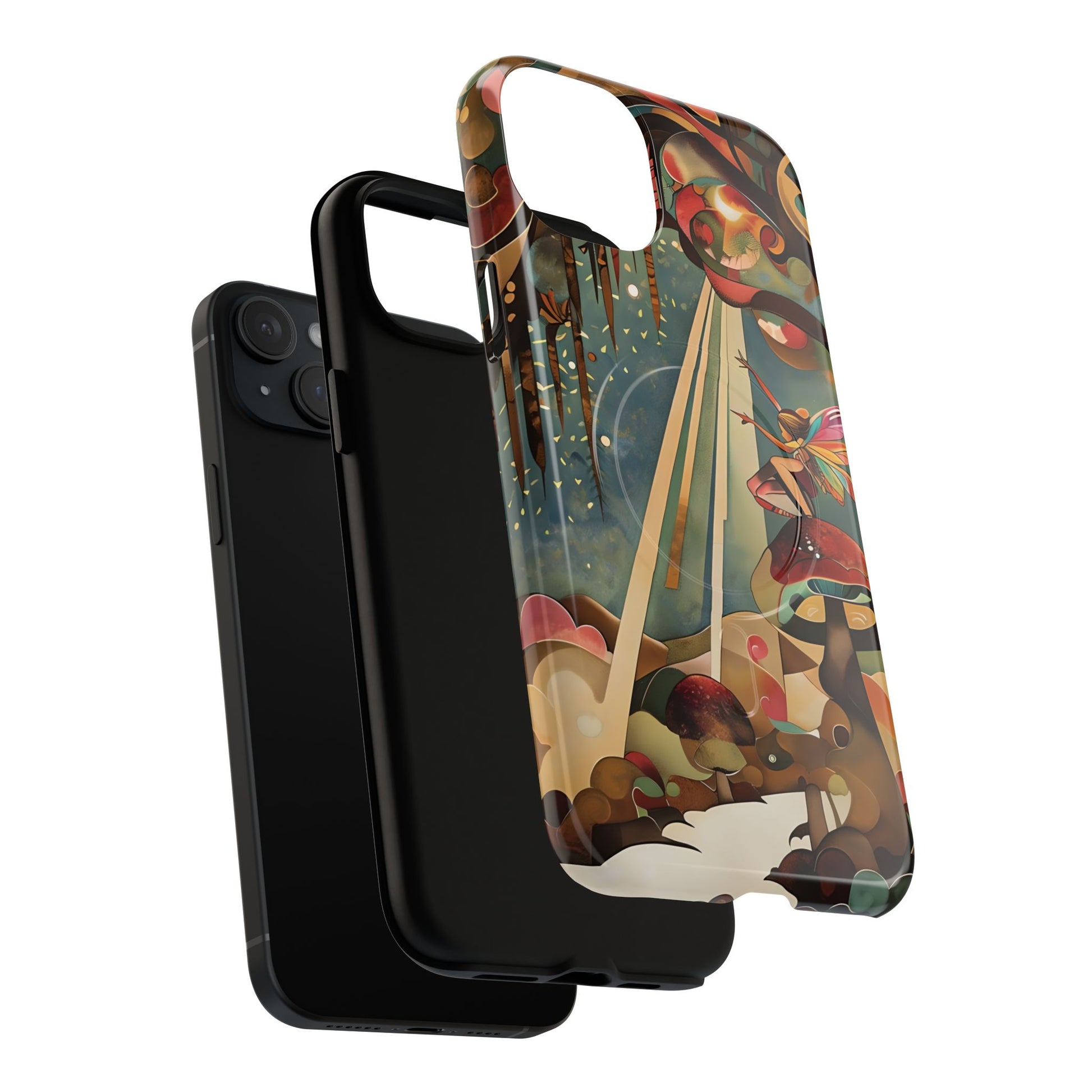 Enchanted Orchard iPhone 15 Plus - Artistic Fairy Tale cover - MagSafe Compatible - Premium Drop Protection