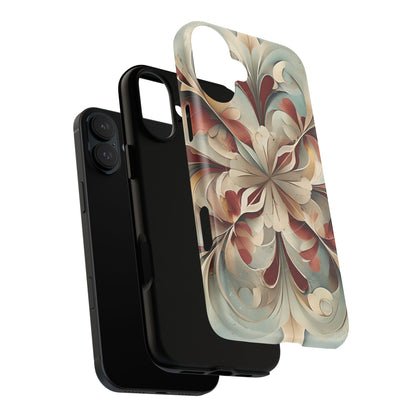 Vintage Baroque Blossom - Ornate Floral Art iPhone MagSafe Phone Case - Elegant Baroque-Inspired Design