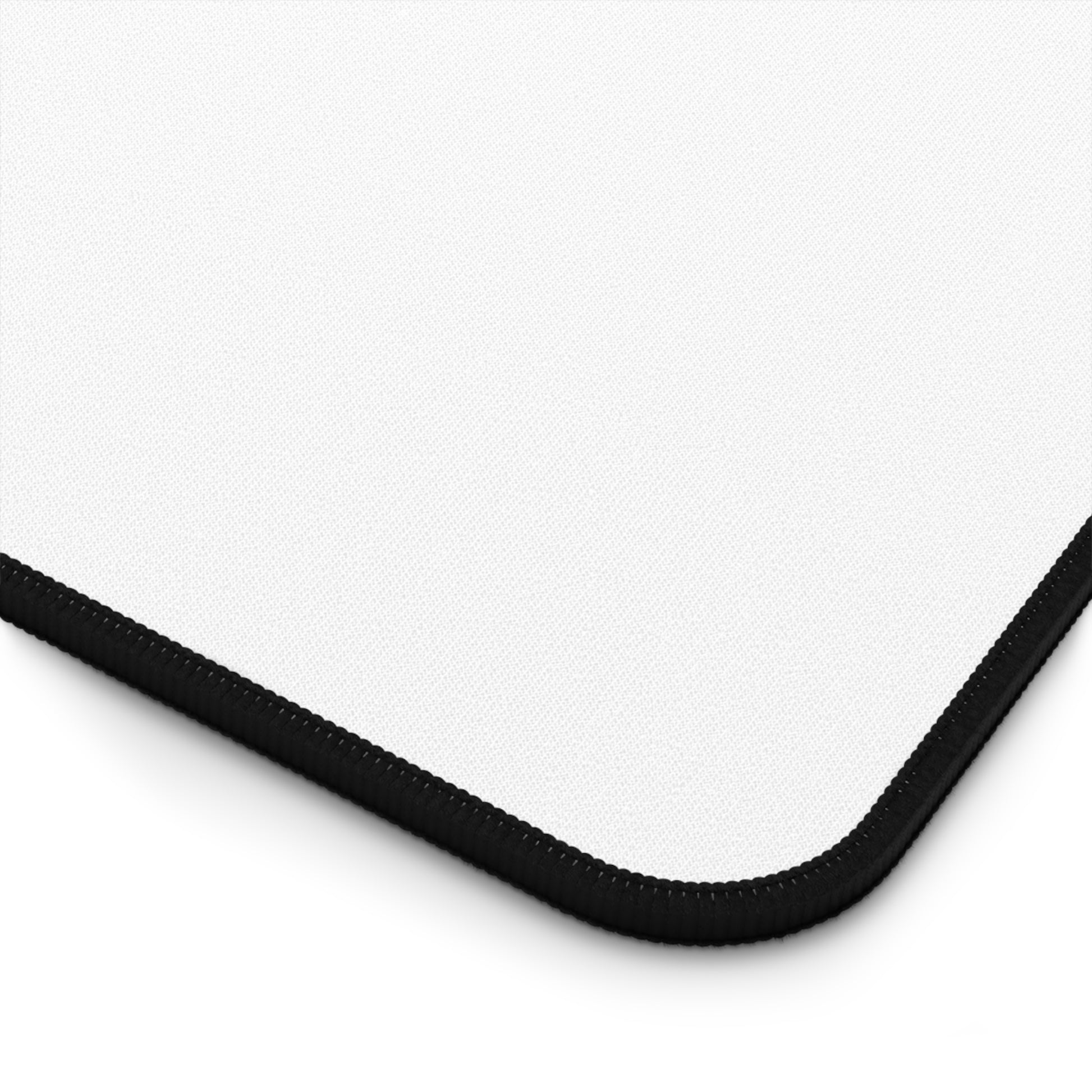 Close-up of Bouquet Brilliance desk mat showing detailed edging