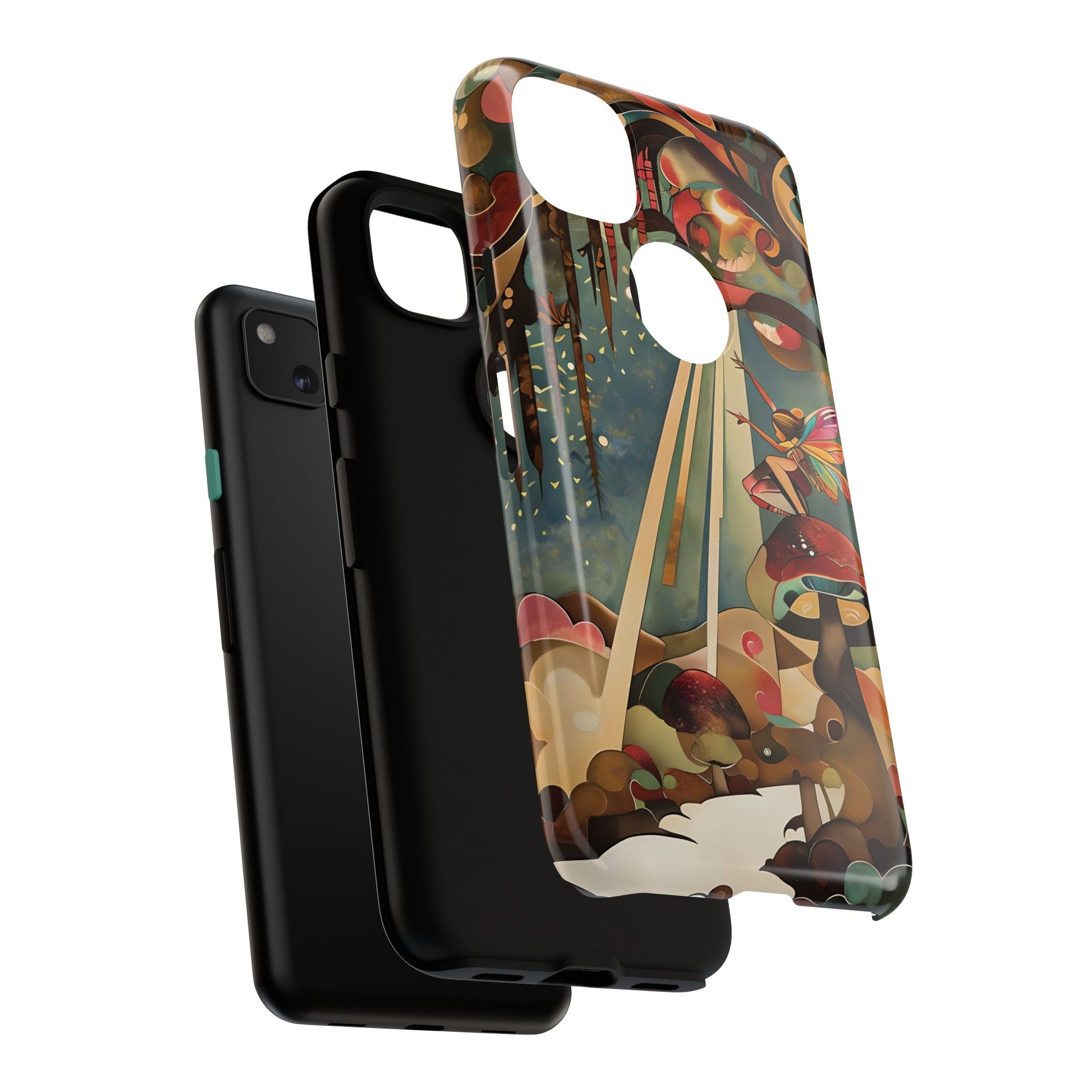 Enchanted Orchard Google Pixel 4a Tough Case - Artistic Fairy Tale Phone Cover - Elegant Protective Fantasy Art Accessory