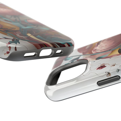 Blushing Peony Veil iPhone MagSafe Case