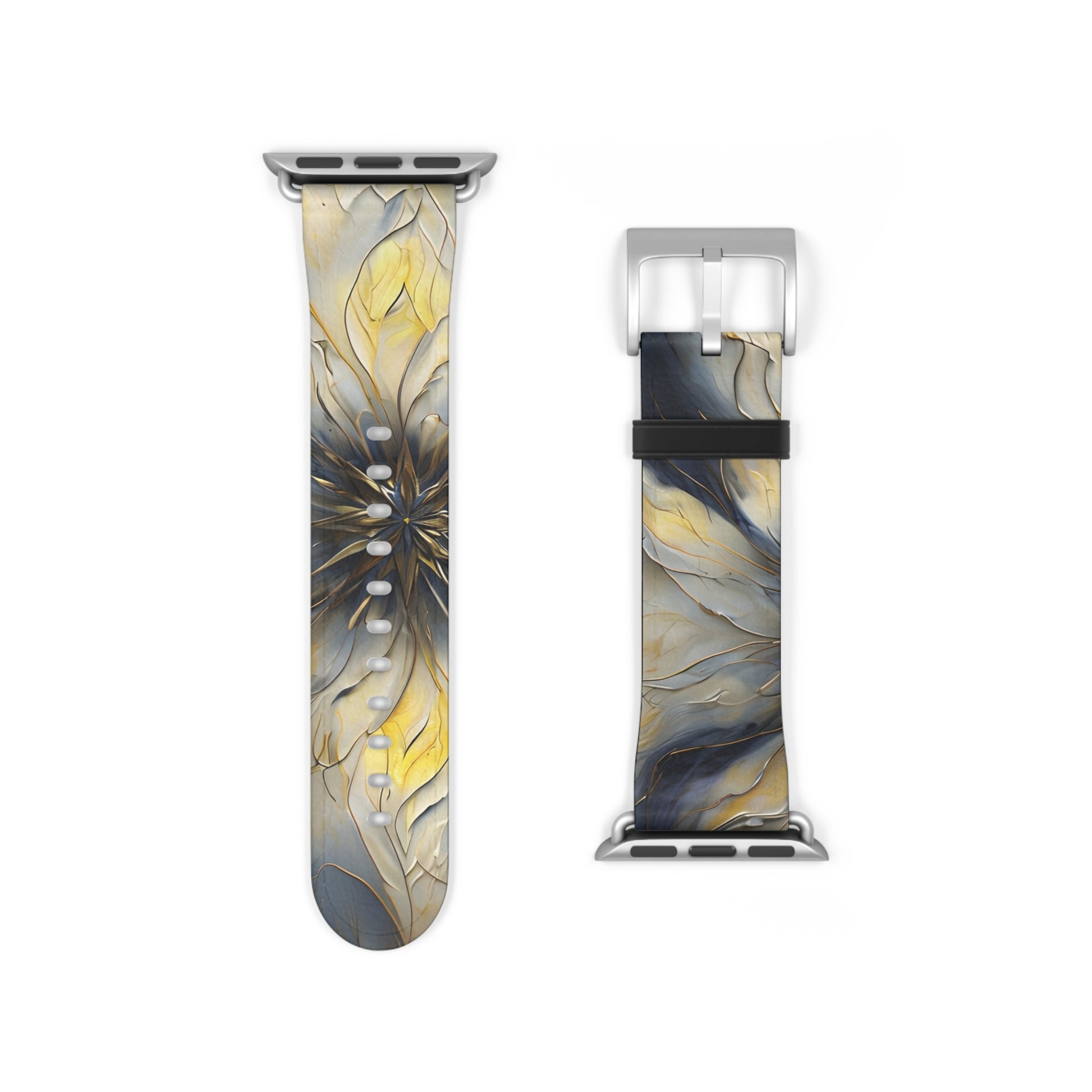 Luminous Petal Designer Watch Band - Artistic Nylon Strap for Apple Watch - Premium, Comfortable, Gift-Ready