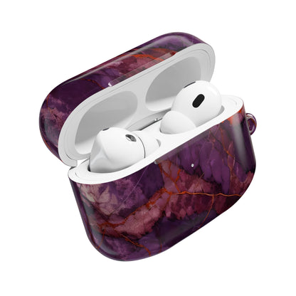 Amethyst Current AirPod Case - Purple and Red Earbud Cover for Gen 1, 2, 3, Pro Gen 1 & 2