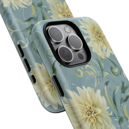 Golden Dahlia Trio iPhone MagSafe Case