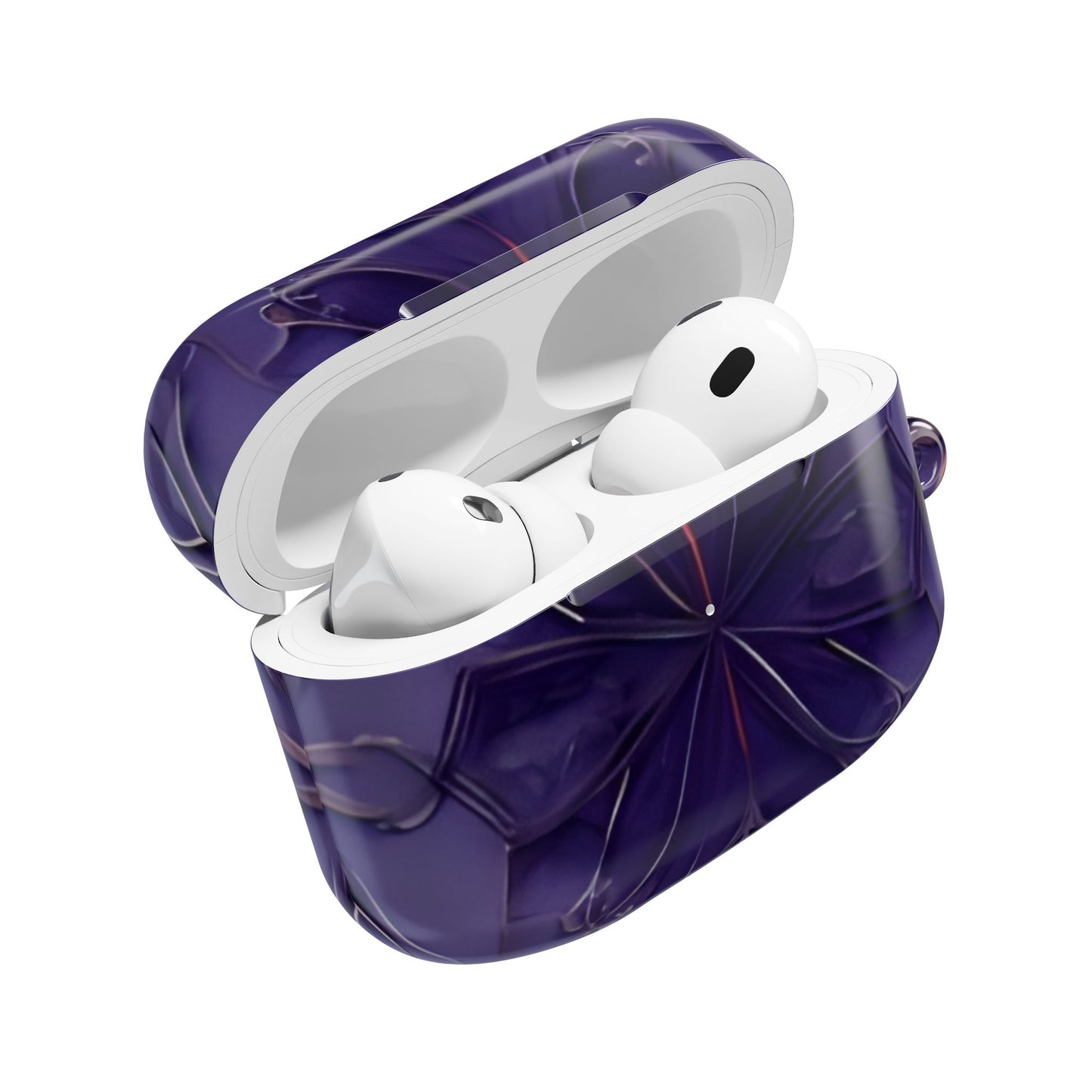 Violet Nebula AirPod Case - Purple Cosmic Earbud Cover for Gen 1, 2, 3, Pro Gen 1 & 2