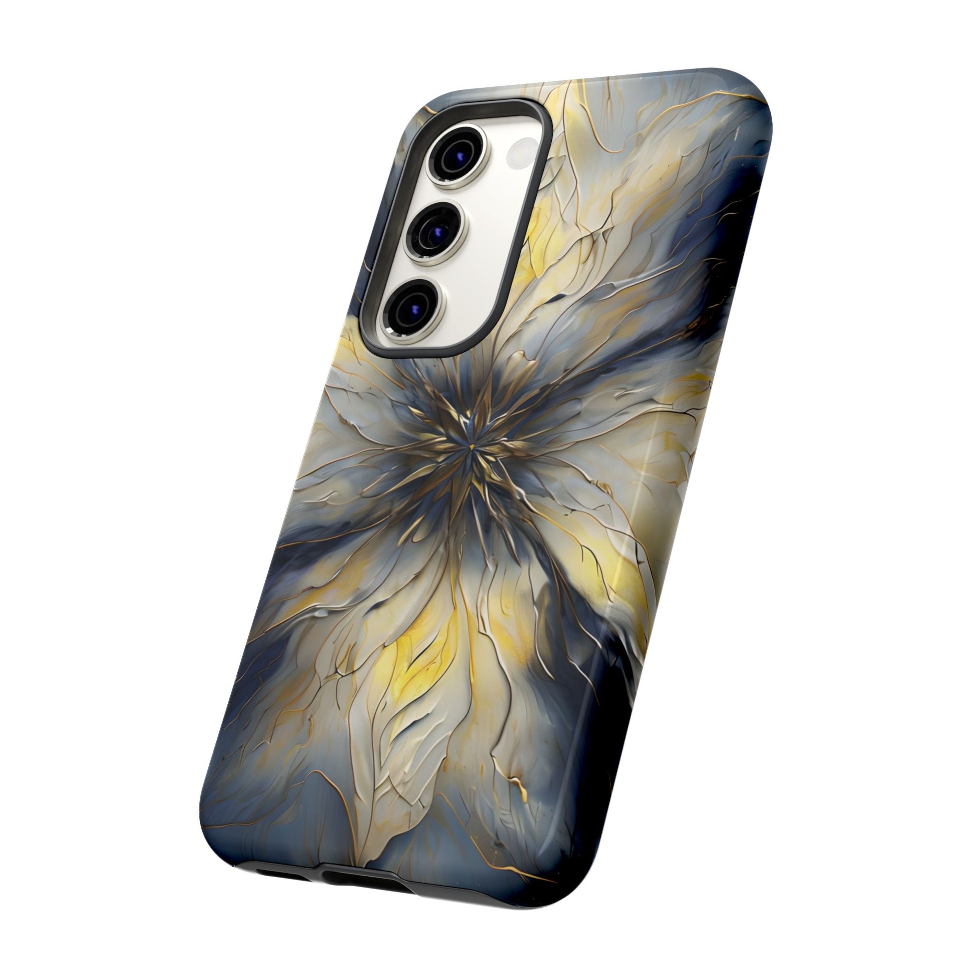 Luminous Petal Tough Case for Samsung Galaxy S23 - Premium Shockproof Designer Phone Cover