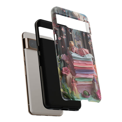 A Good Night's Sleep - Google Pixel - Tough Phone Case -Whimsical Fantasy Floral Design