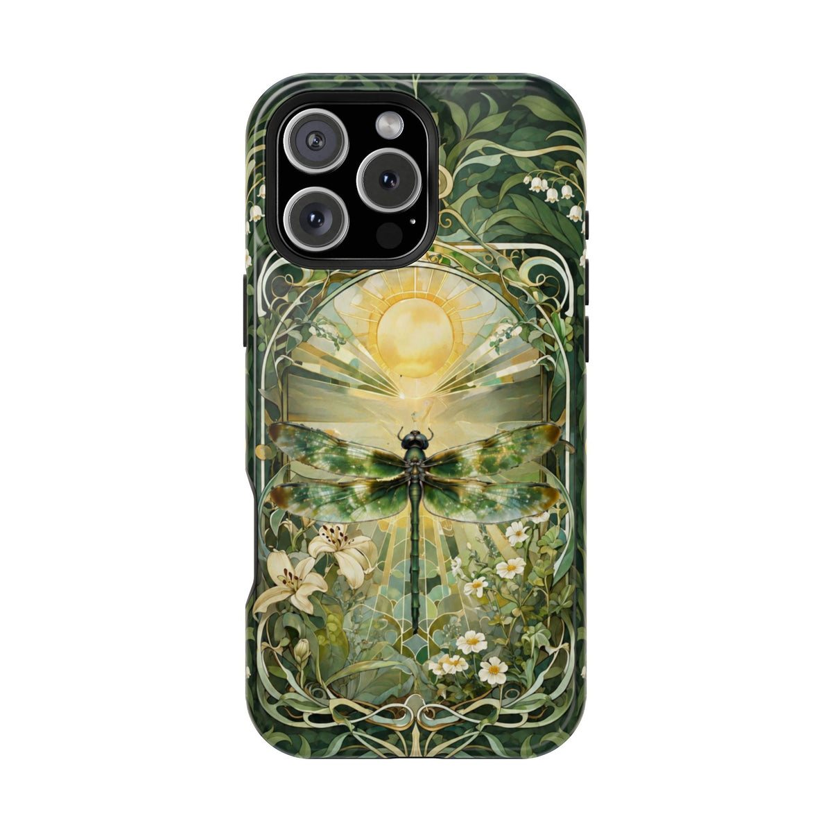 Emerald Sun Dragonfly iPhone MagSafe Case