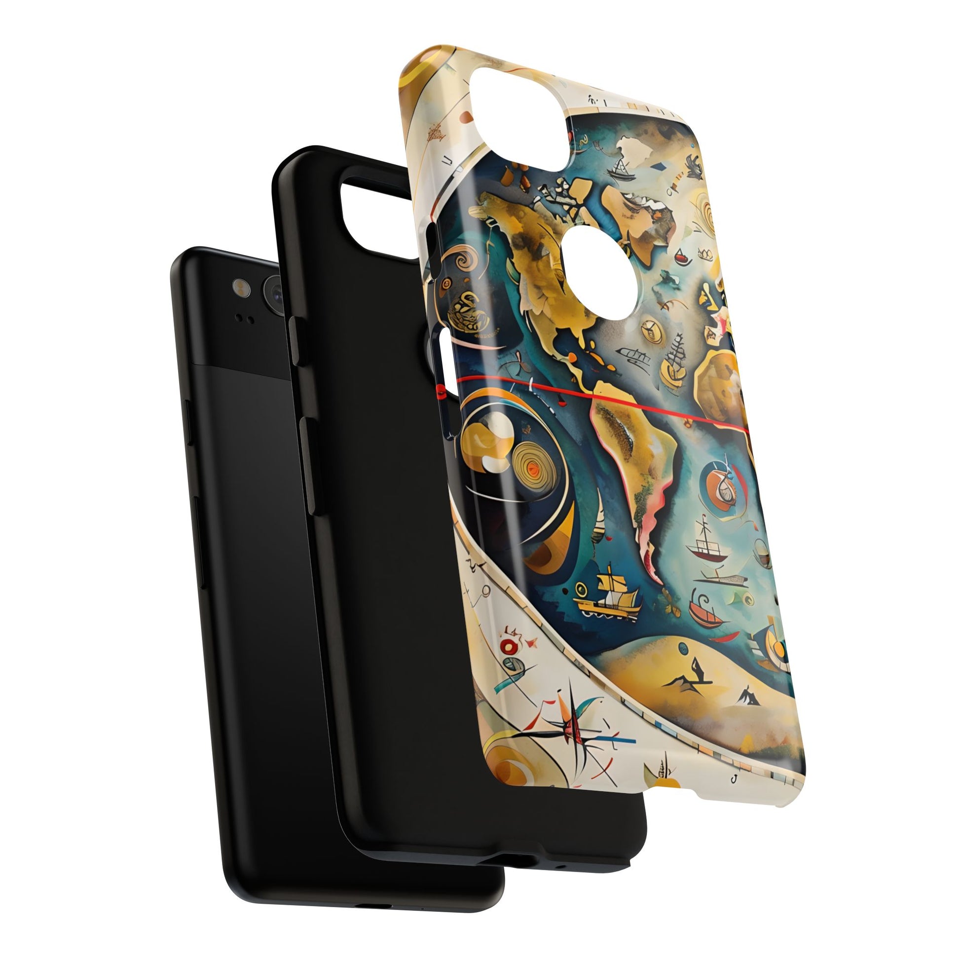 Celestial Map Google Pixel 2 Tough Case - Antique Star Chart Phone Cover