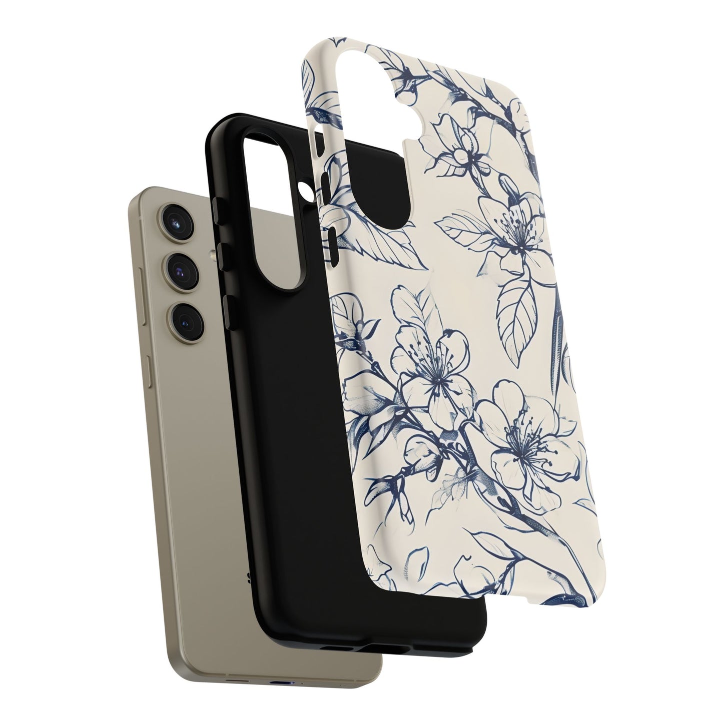 Blossom Sketch Samsung Galaxy Tough Case
