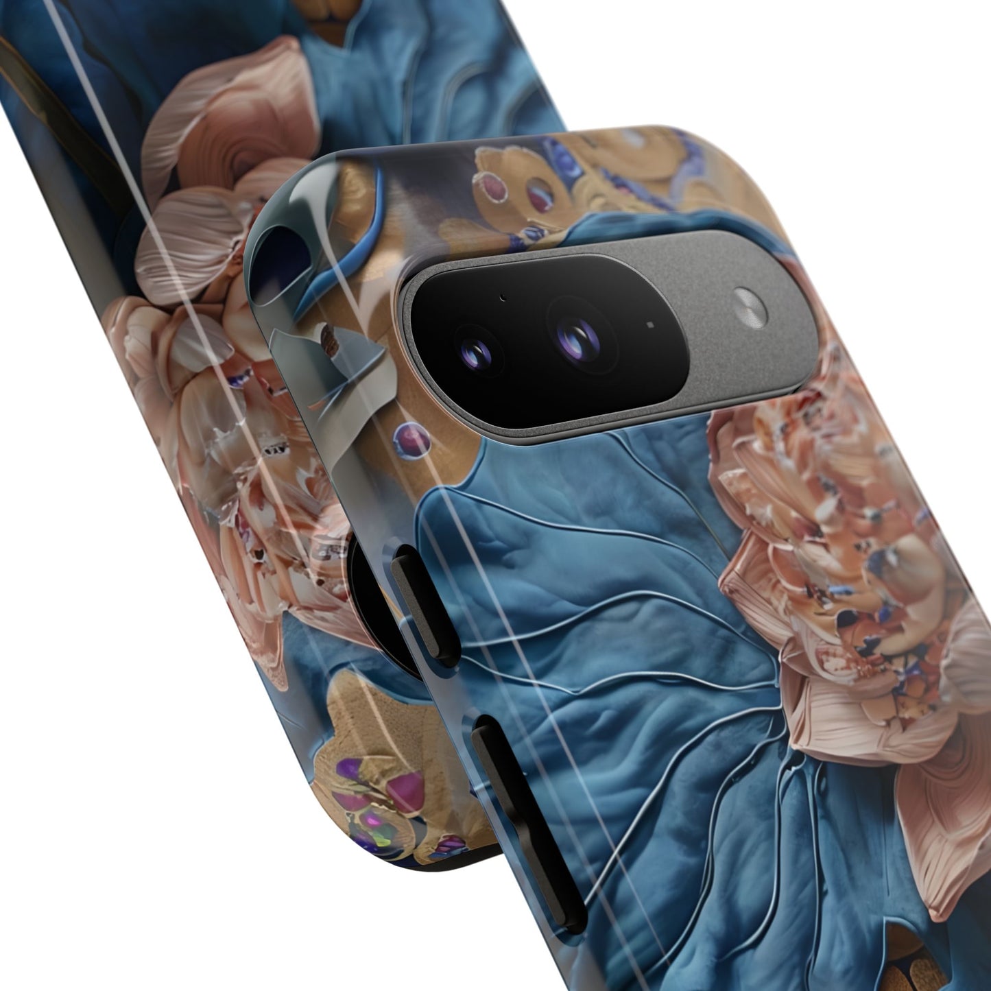 Peony Midnight Tapestry Google Pixel Tough Case