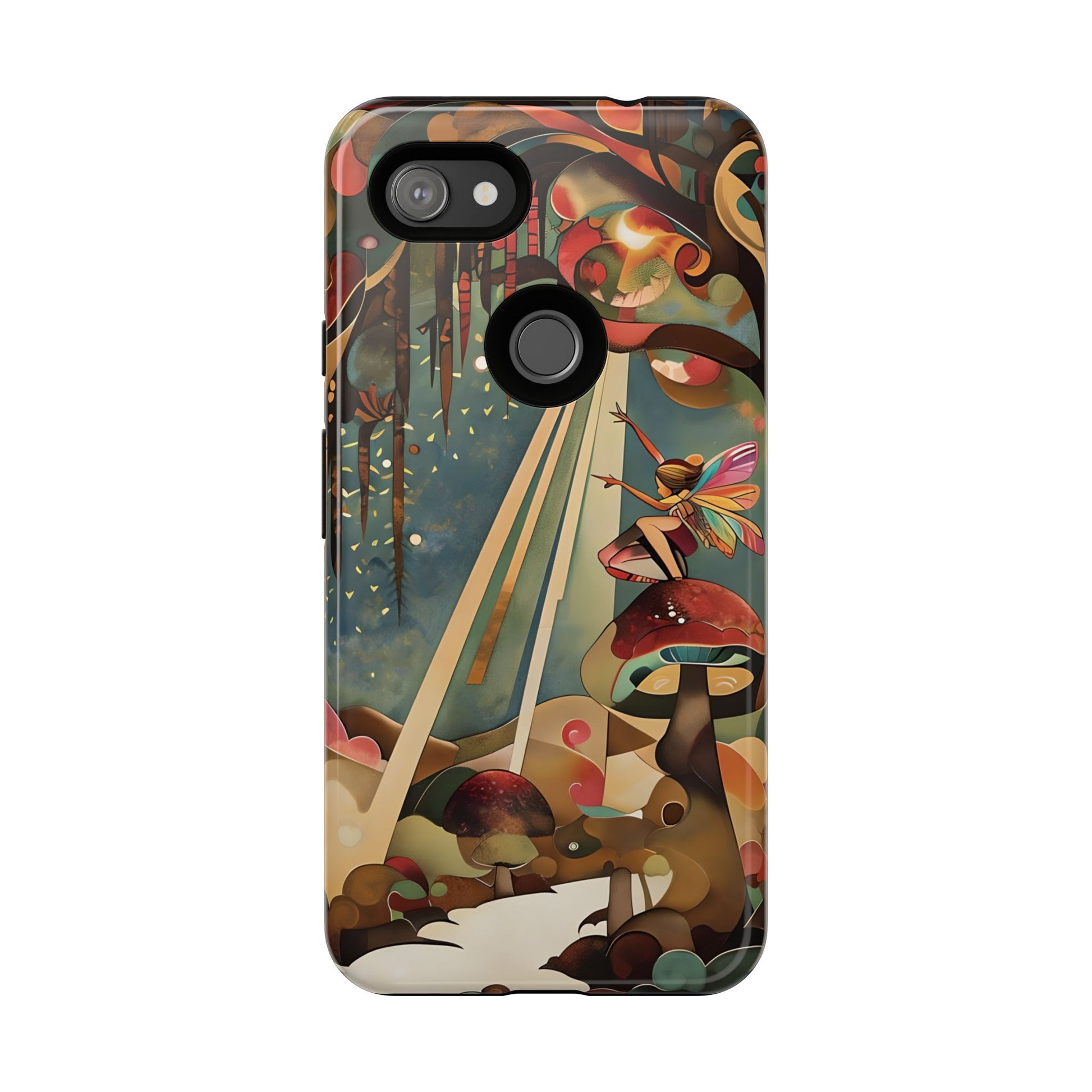 Enchanted Orchard Google Pixel 3a XL Tough Case - Artistic Fairy Tale Phone Cover - Elegant Protective Fantasy Art Accessory