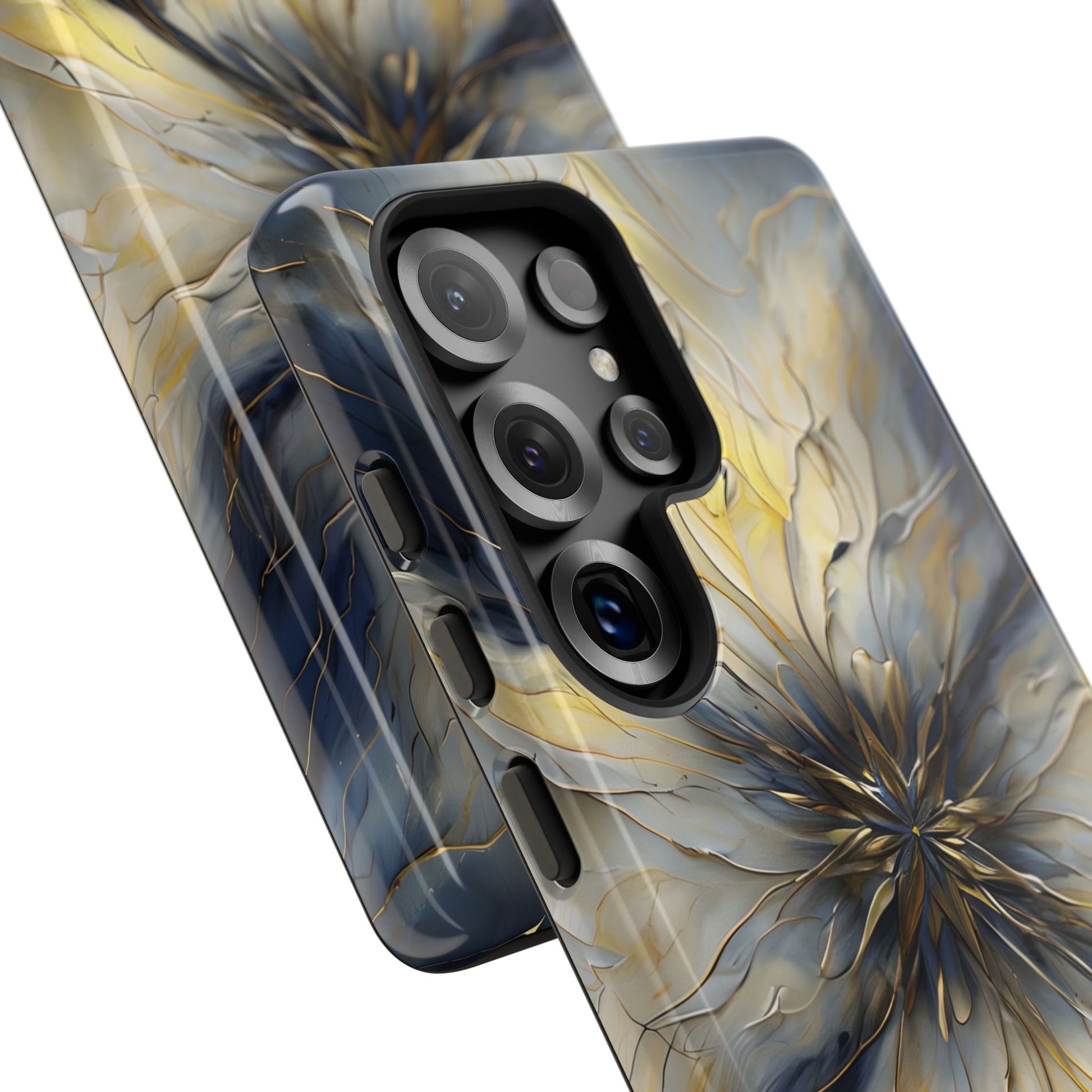 Luminous Petal Tough Case for Samsung Galaxy S25 Ultra - Premium Shockproof Designer Phone Cover