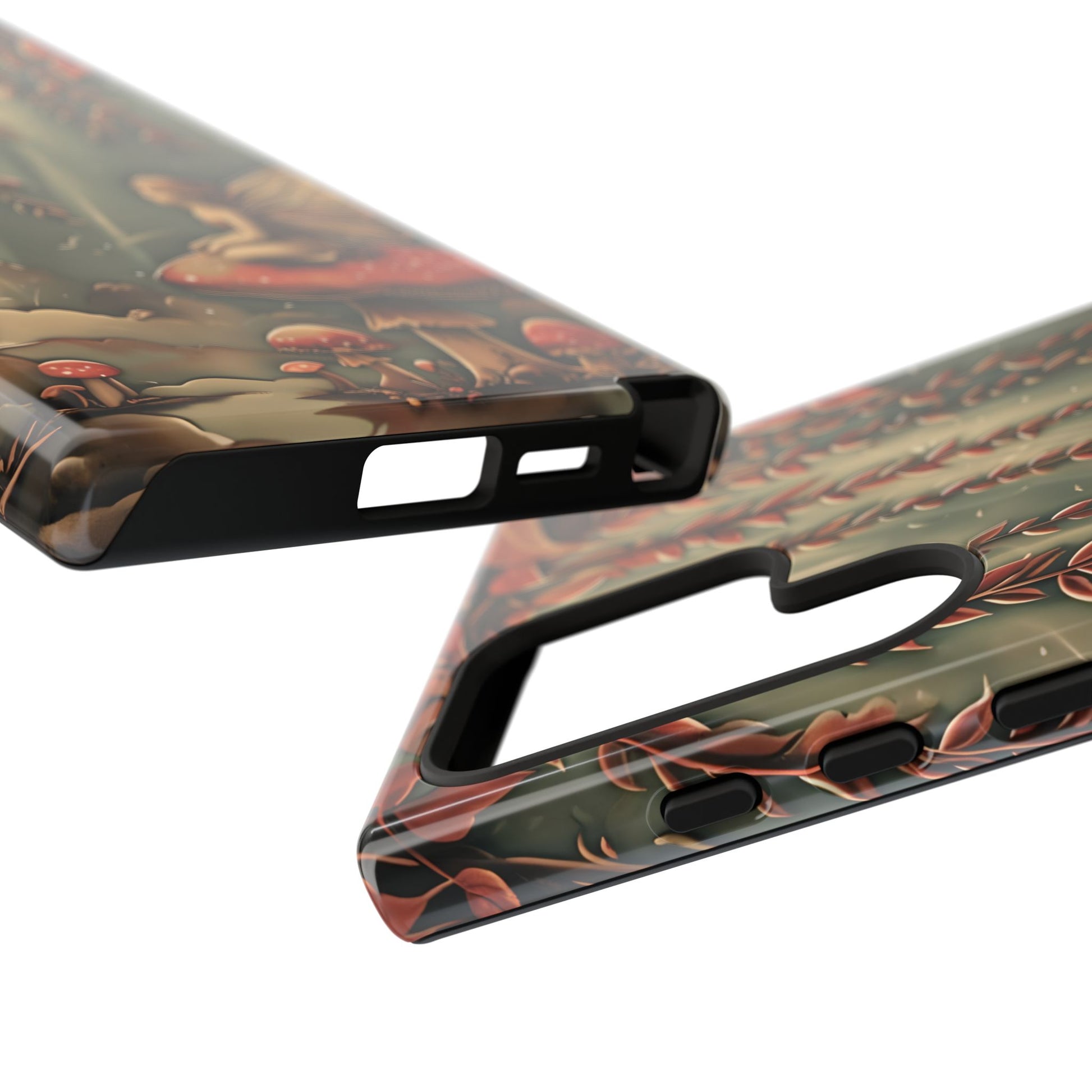 Willow Whisper - Tranquil Nature Art Samsung Galaxy S24 Ultra Tough Phone Case - Serene Willow Tree & Meditative Figure Design
