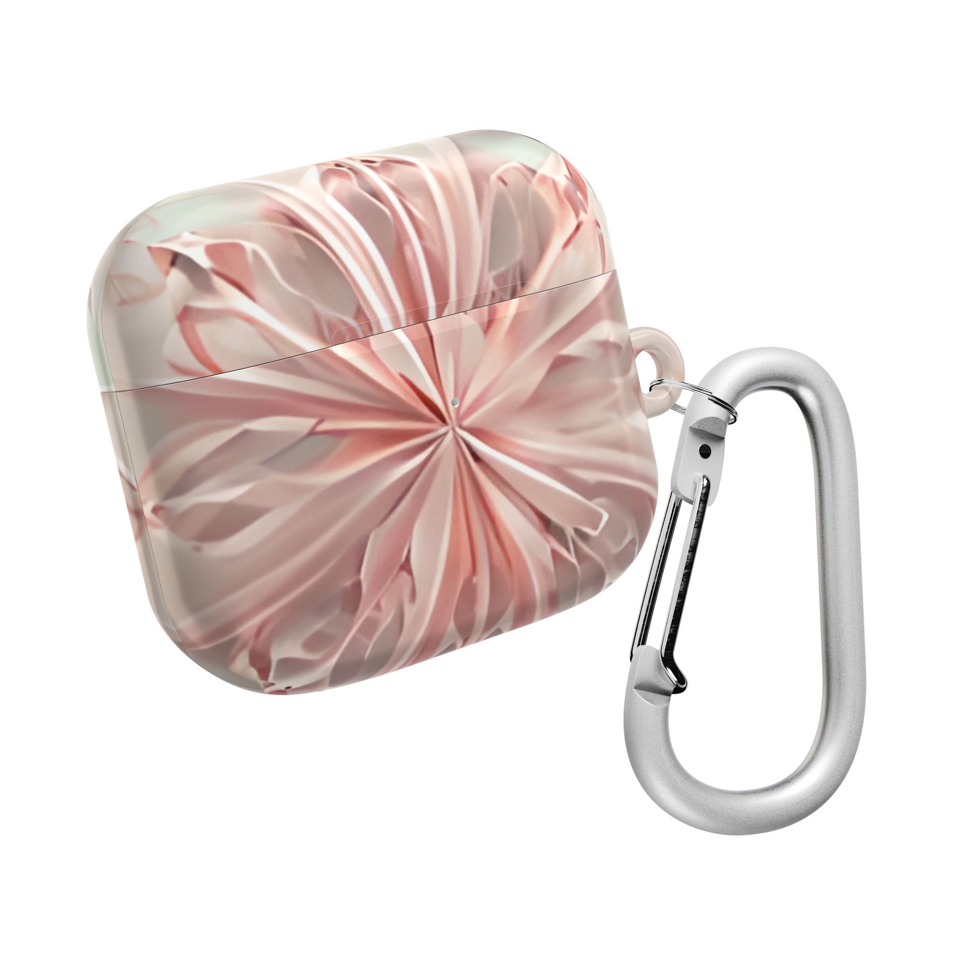 Blush Frost AirPod Case - Pink Snowflake Earbud Cover for Gen 1, 2, 3, Pro Gen 1 & 2